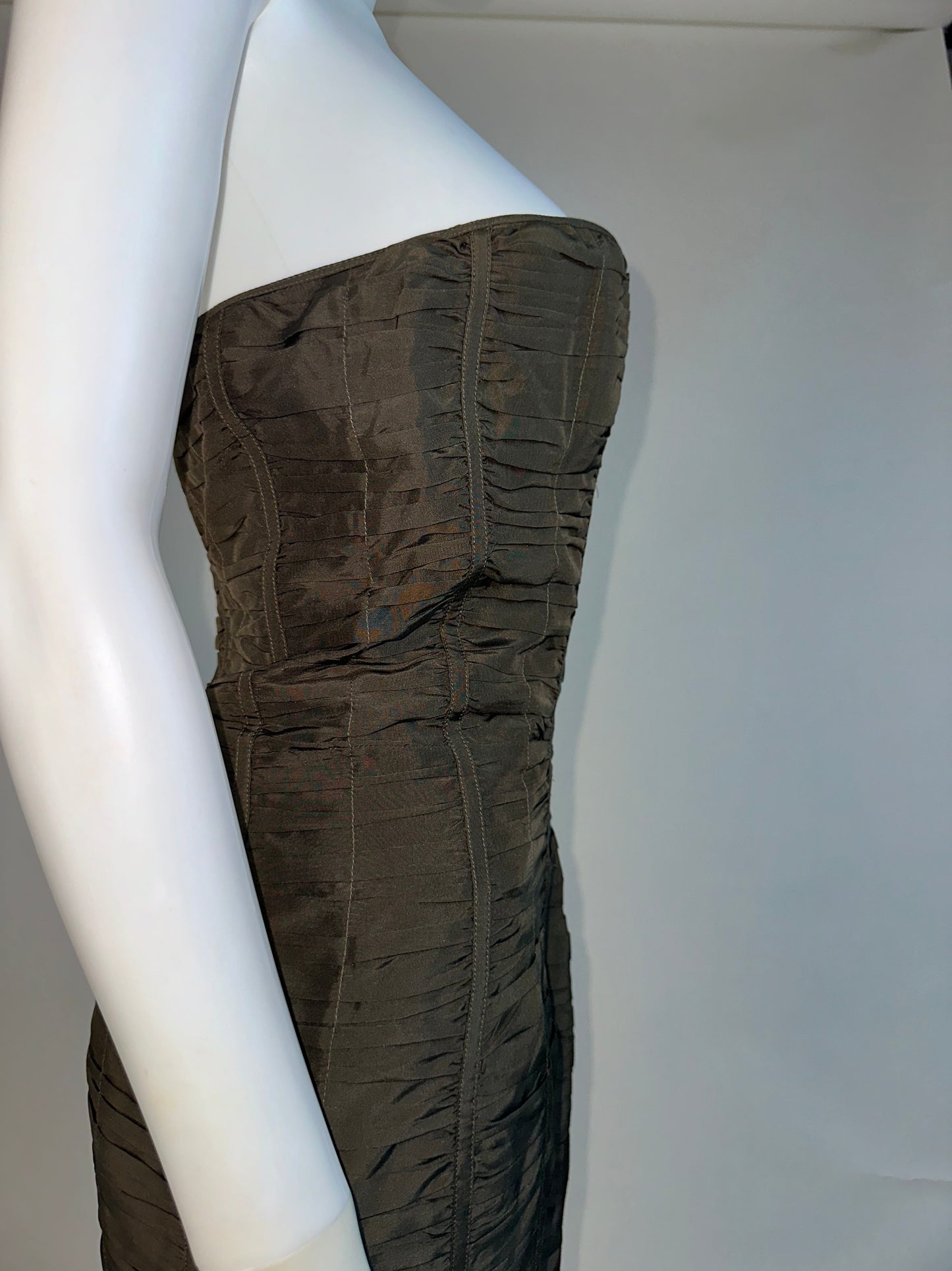 Gucci by Tom Ford SS 2001 Ruched Dress