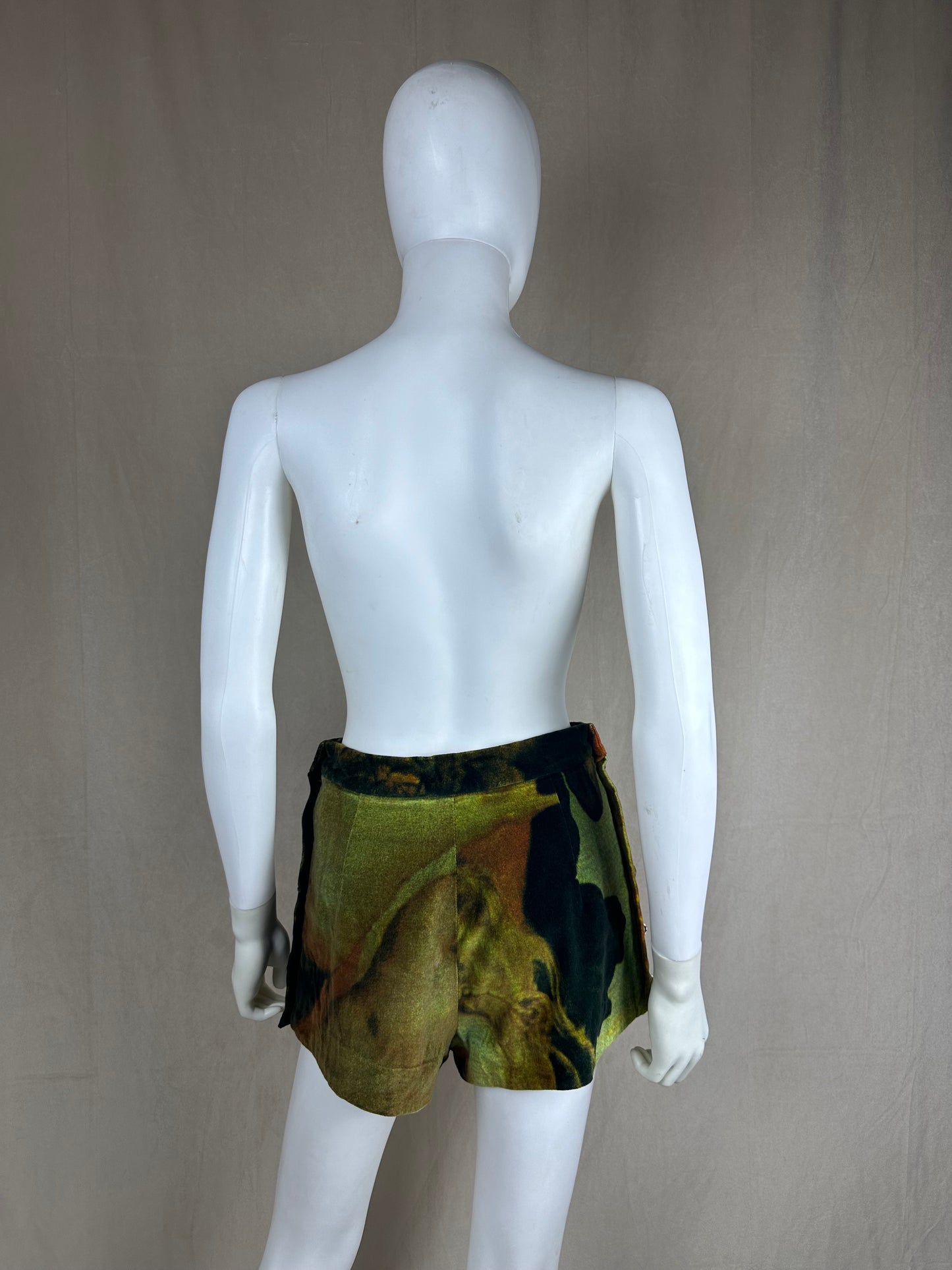 Vivienne Westwood FW 1993 Ruben’s Print Velour Shorts
