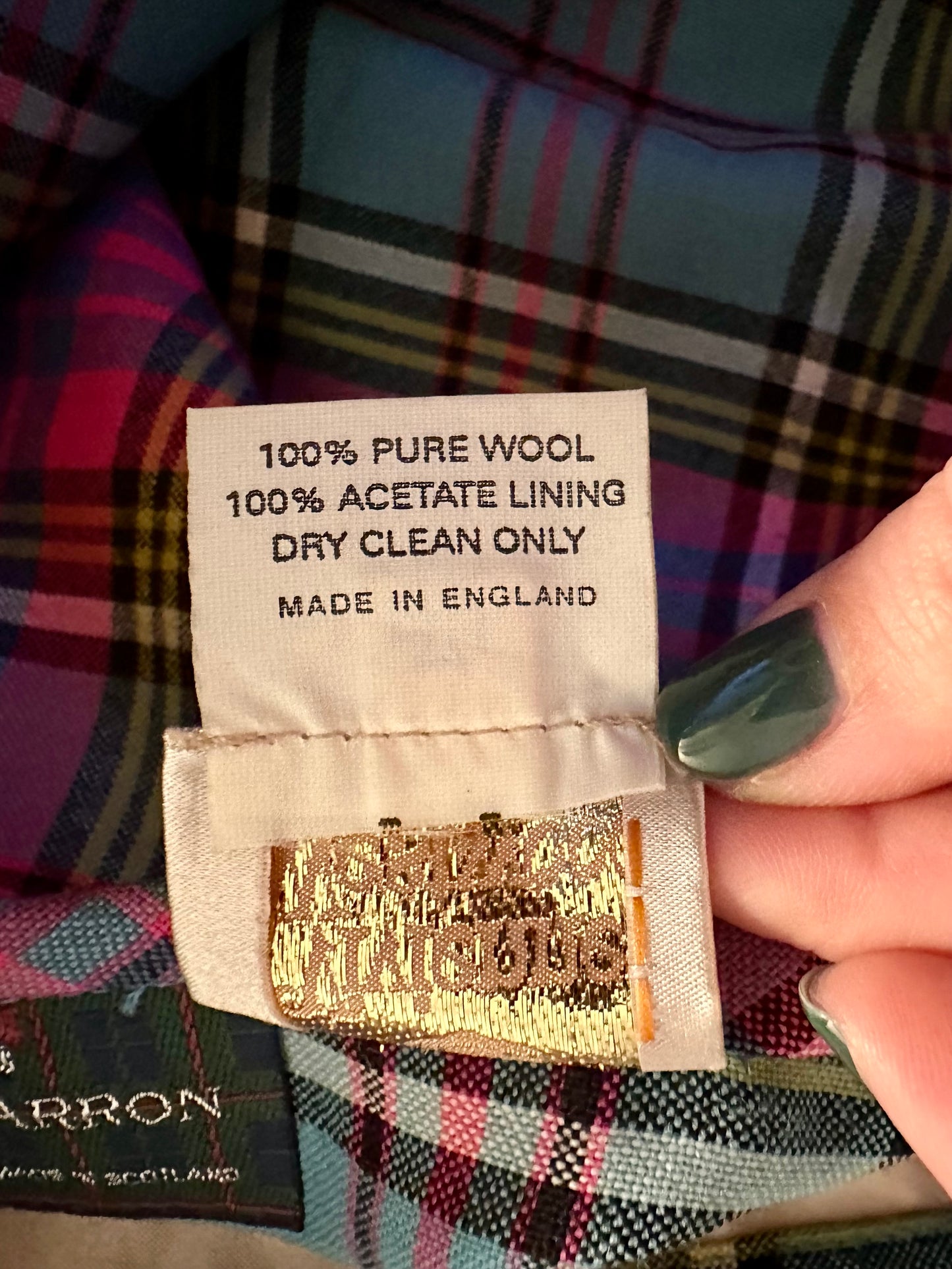 Vivienne Westwood FW 1993 Tartan Wrap Skirt