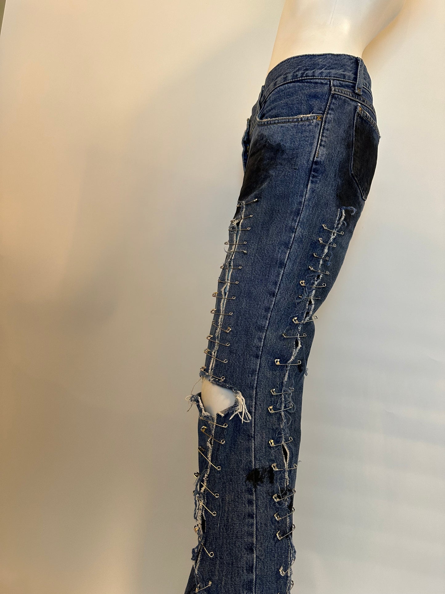 Dolce & Gabbana SS 2001 Safety Pin Jeans
