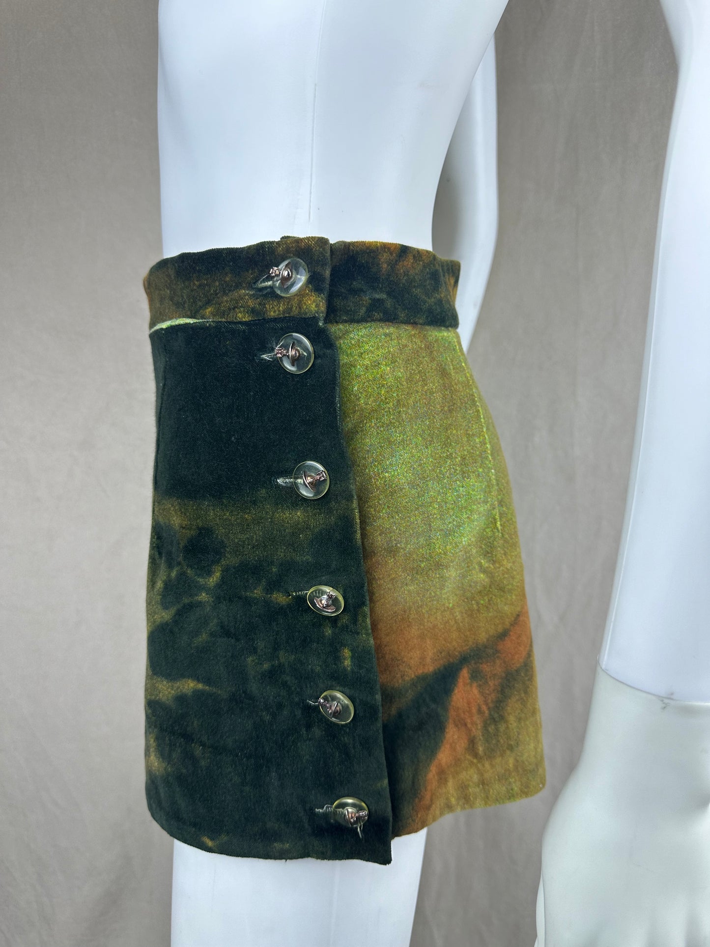 Vivienne Westwood FW 1993 Ruben’s Print Velour Shorts