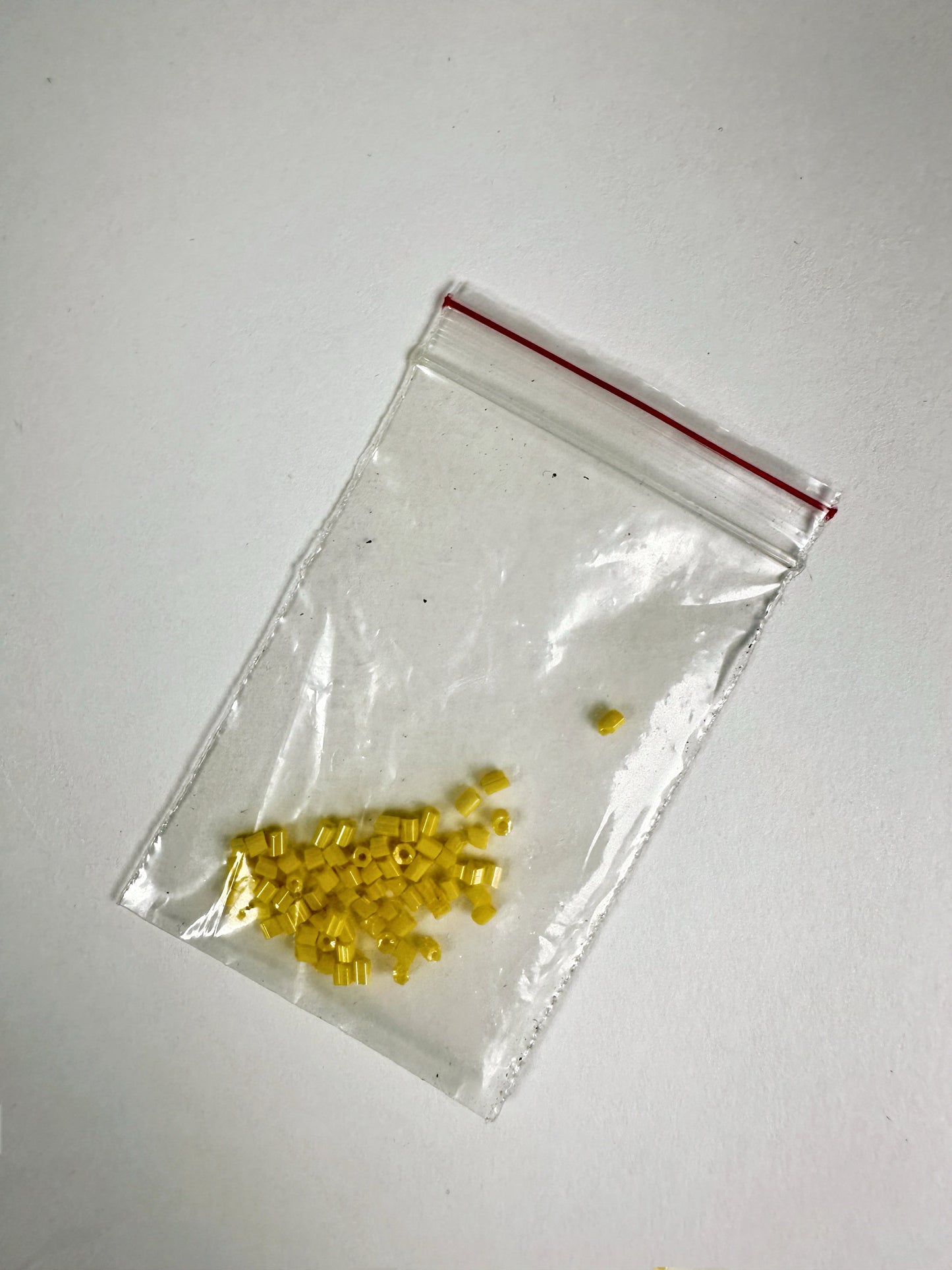 Fendi SS 1999 Yellow Beaded Baguette Shoulder Bag