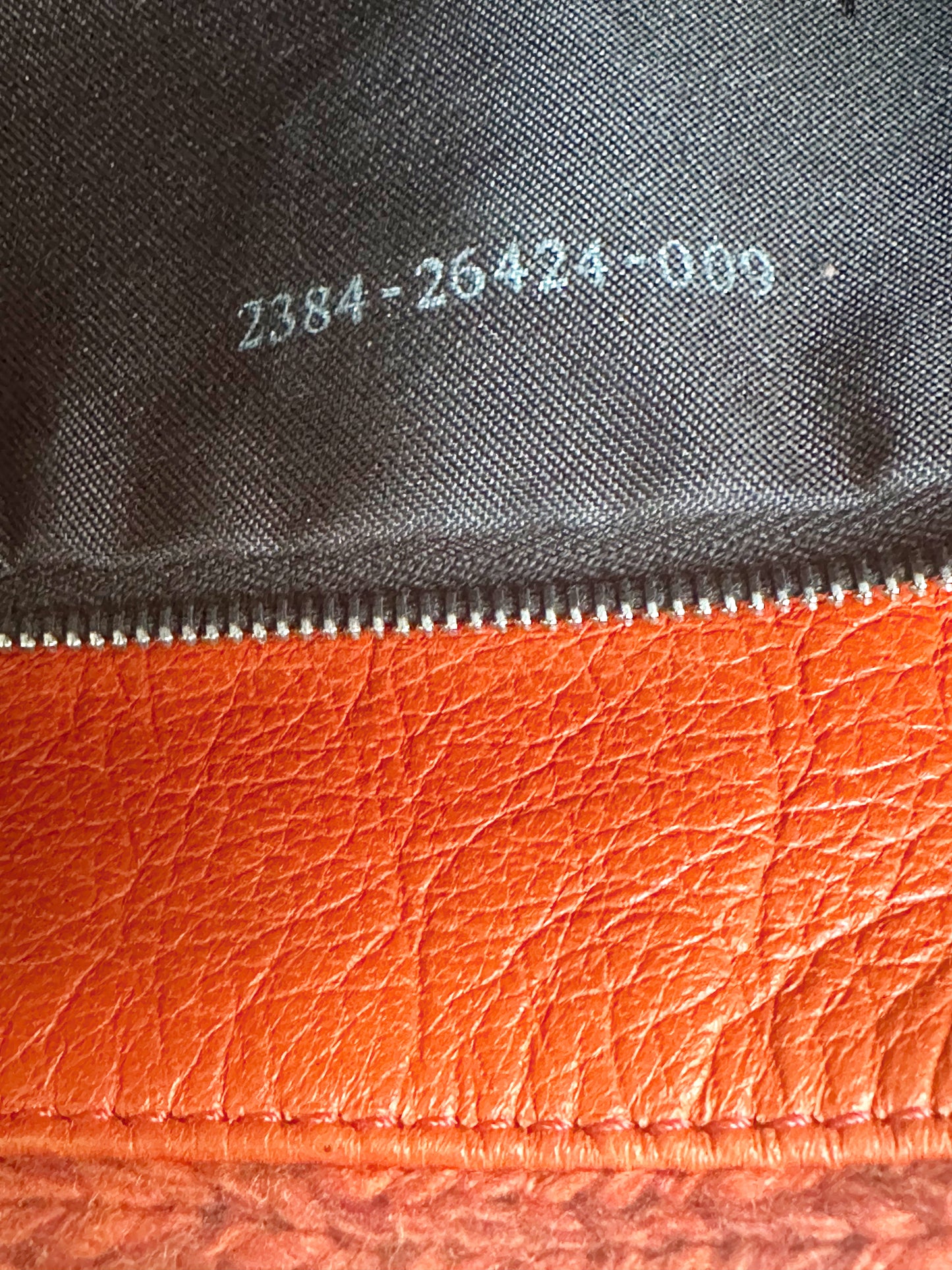 Fendi FW 1999 Orange Wool + Cashmere Shoulder Bag