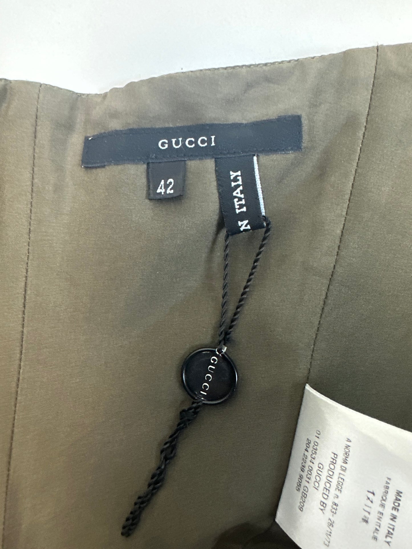 Gucci by Tom Ford SS 2001 Ruched Dress