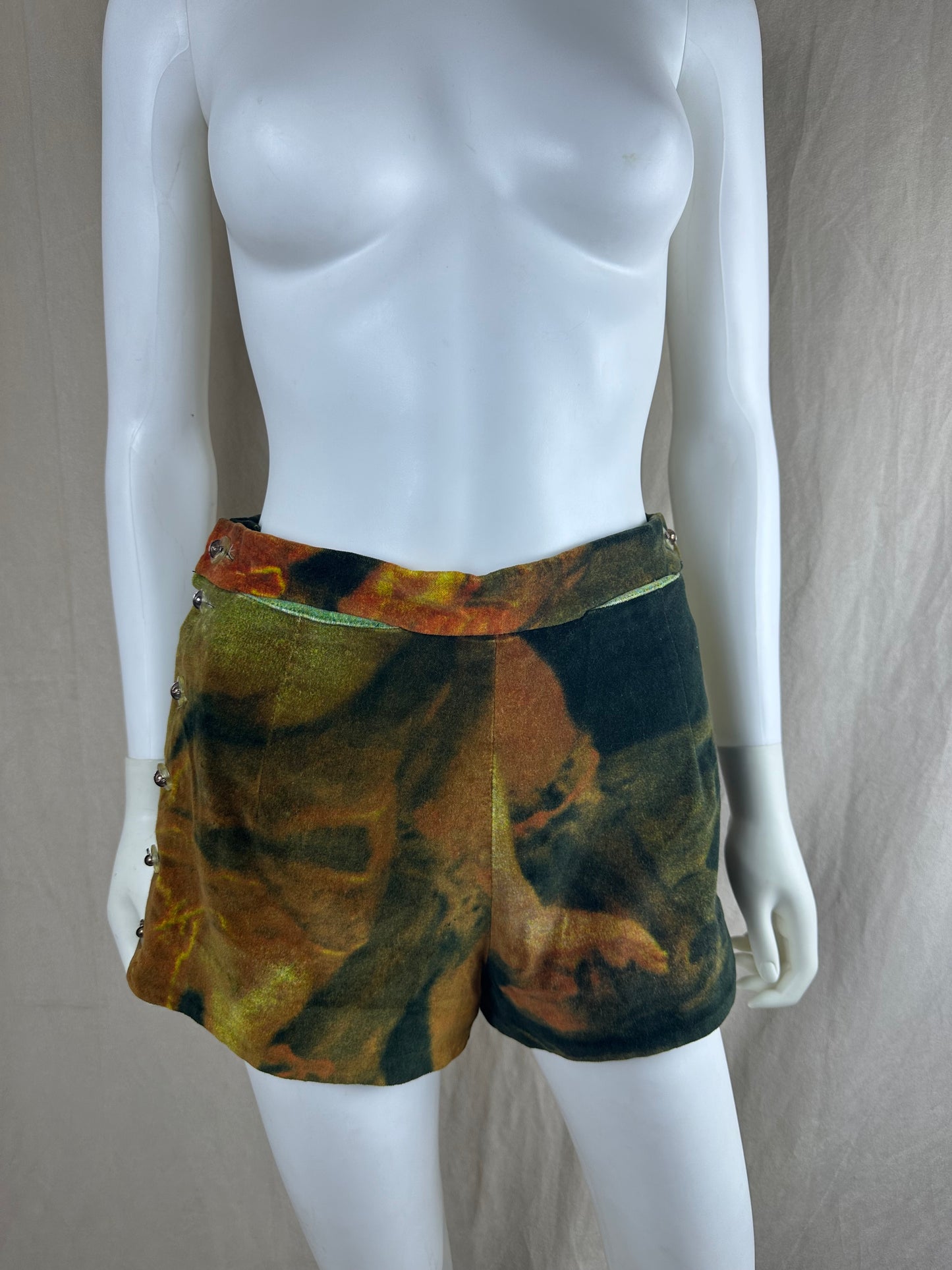 Vivienne Westwood FW 1993 Ruben’s Print Velour Shorts