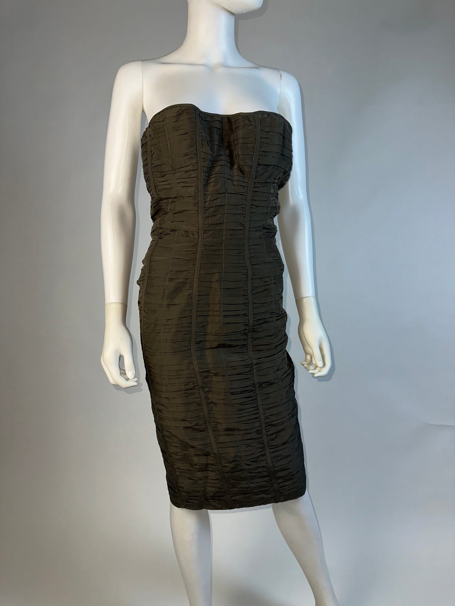 Gucci by Tom Ford SS 2001 Ruched Dress