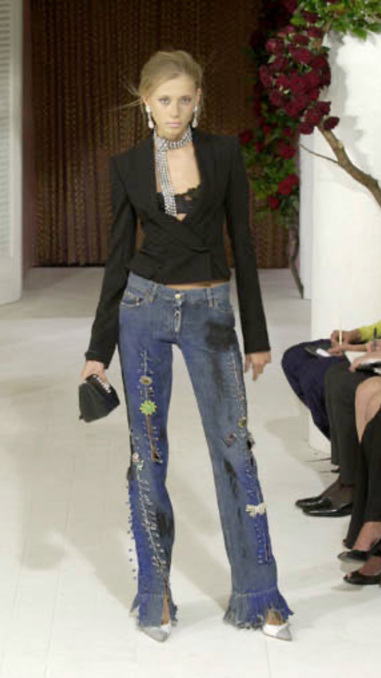 Dolce & Gabbana SS 2001 Safety Pin Jeans