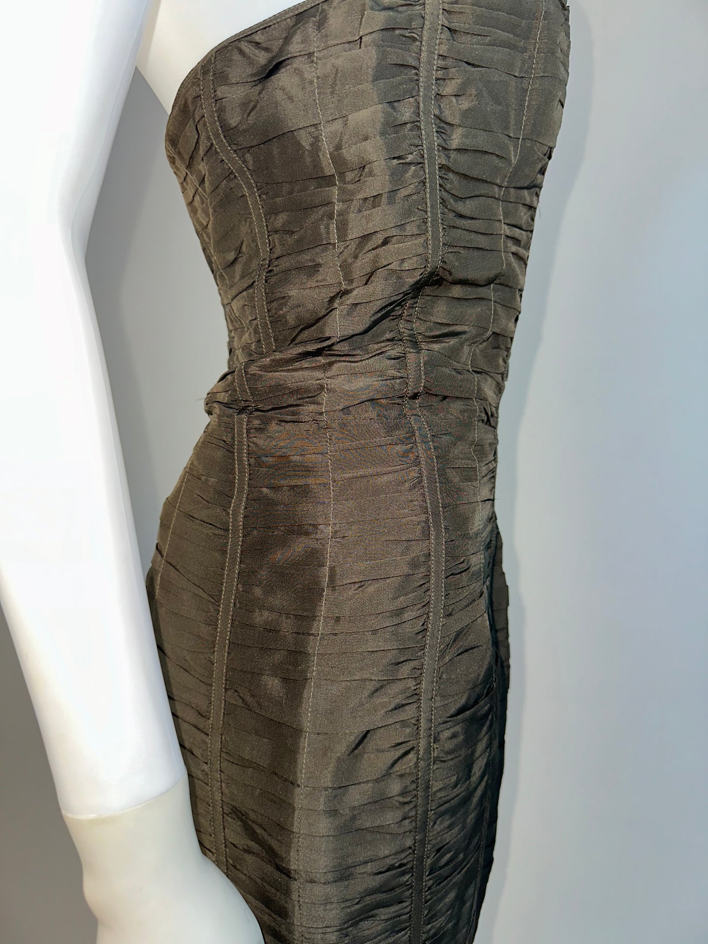 Gucci by Tom Ford SS 2001 Ruched Dress