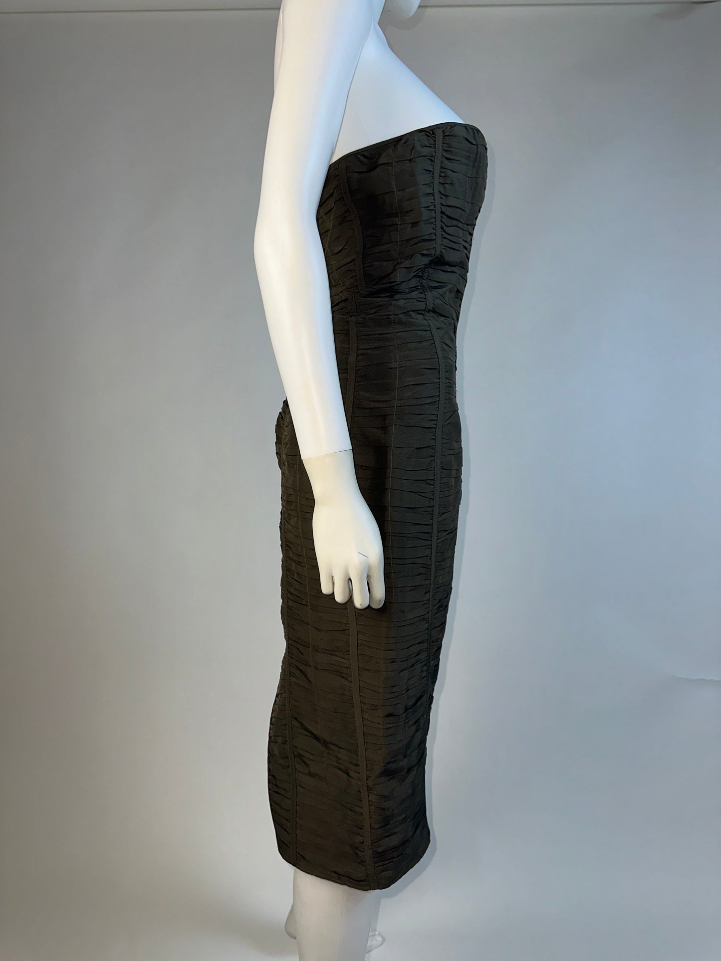 Gucci by Tom Ford SS 2001 Ruched Dress