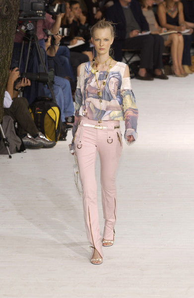 Dolce & Gabbana SS 2003 Leather Biker Pants