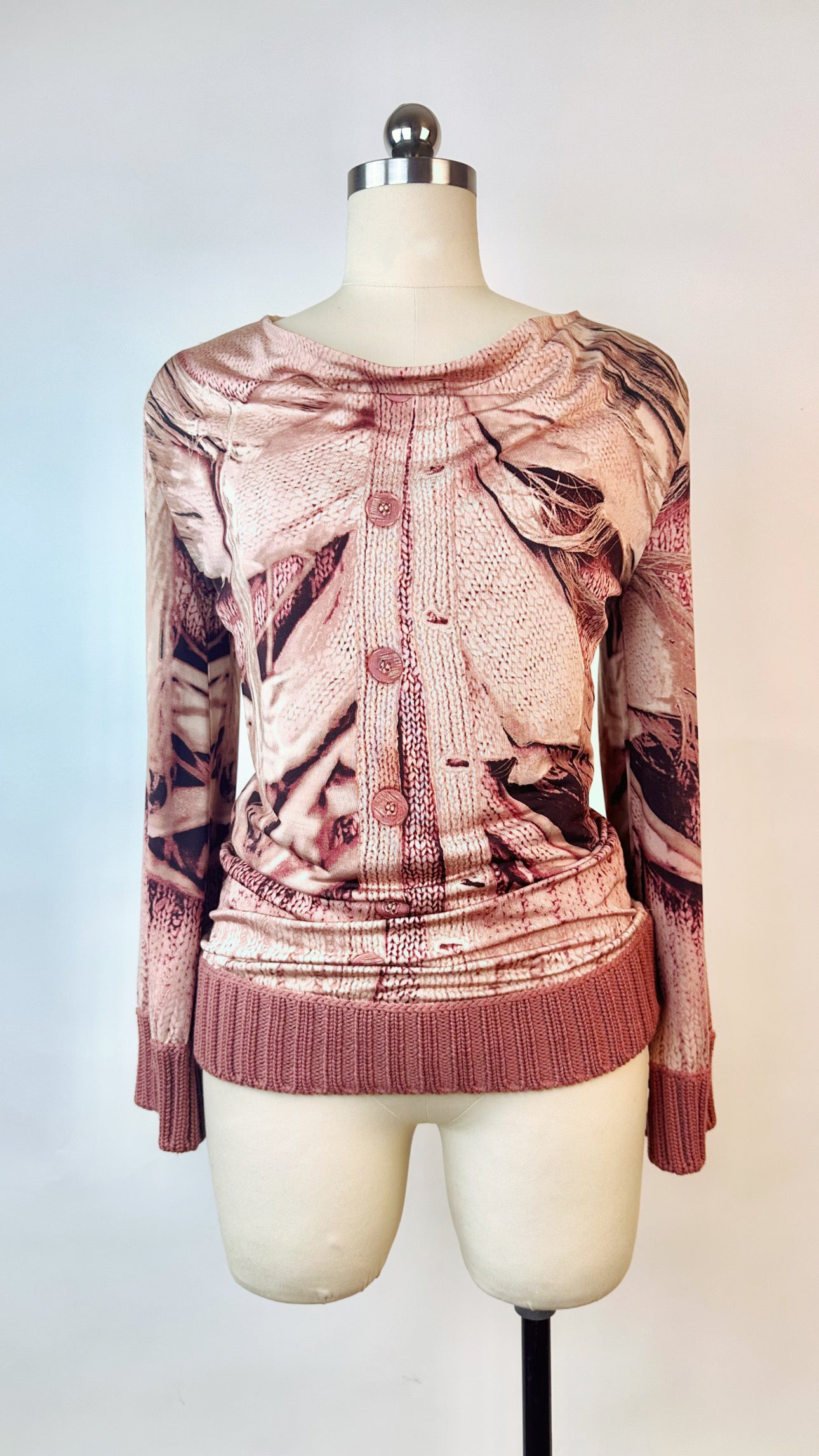 Jean Paul Gaultier FW 2004 Trompe L'oeil Top