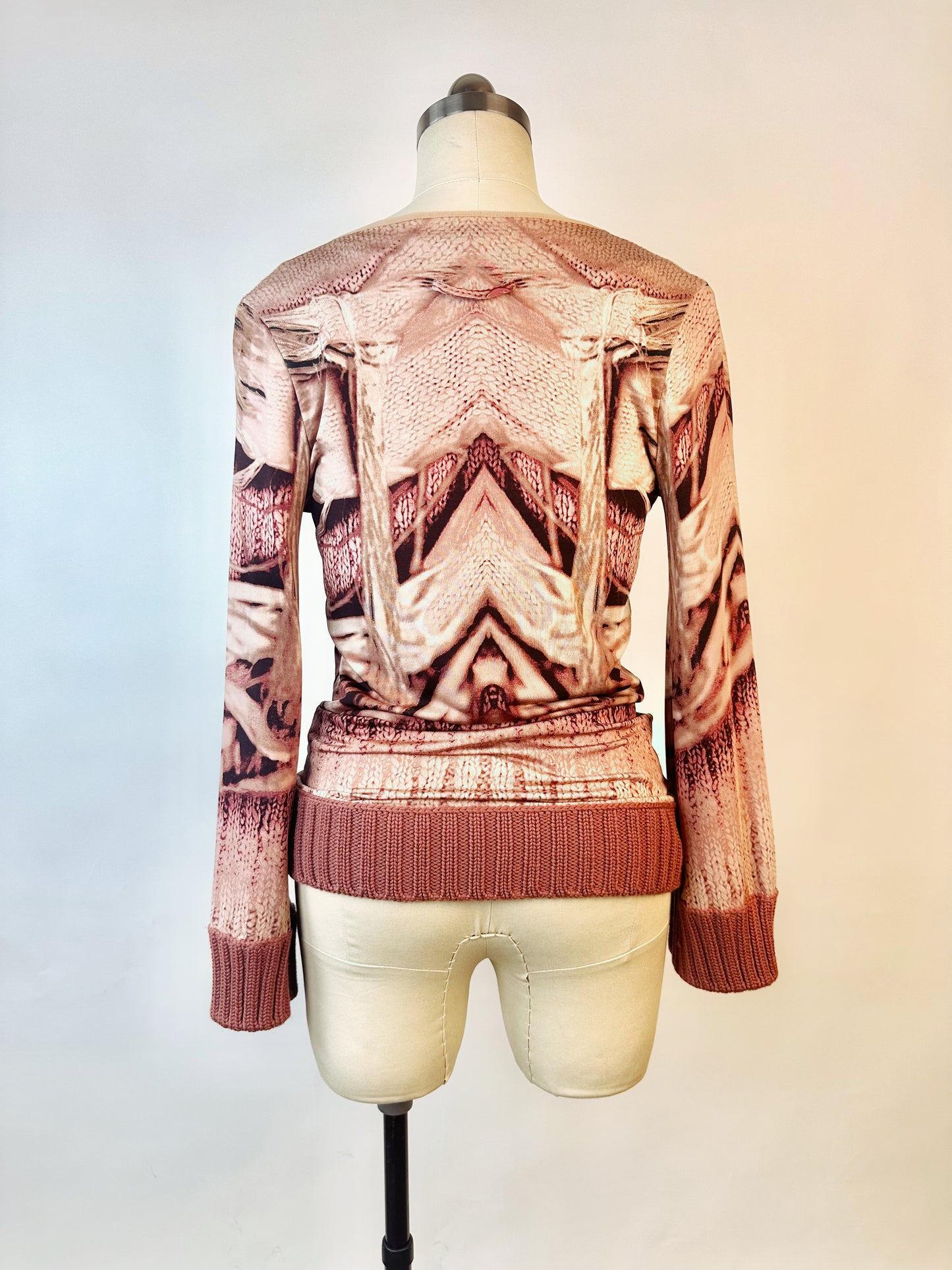 Jean Paul Gaultier FW 2004 Trompe L'oeil Top