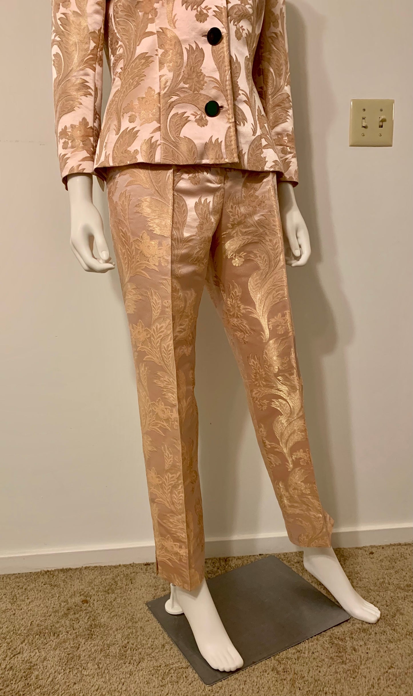 Dolce & Gabbana SS 2000 Paisley Print Pant Set