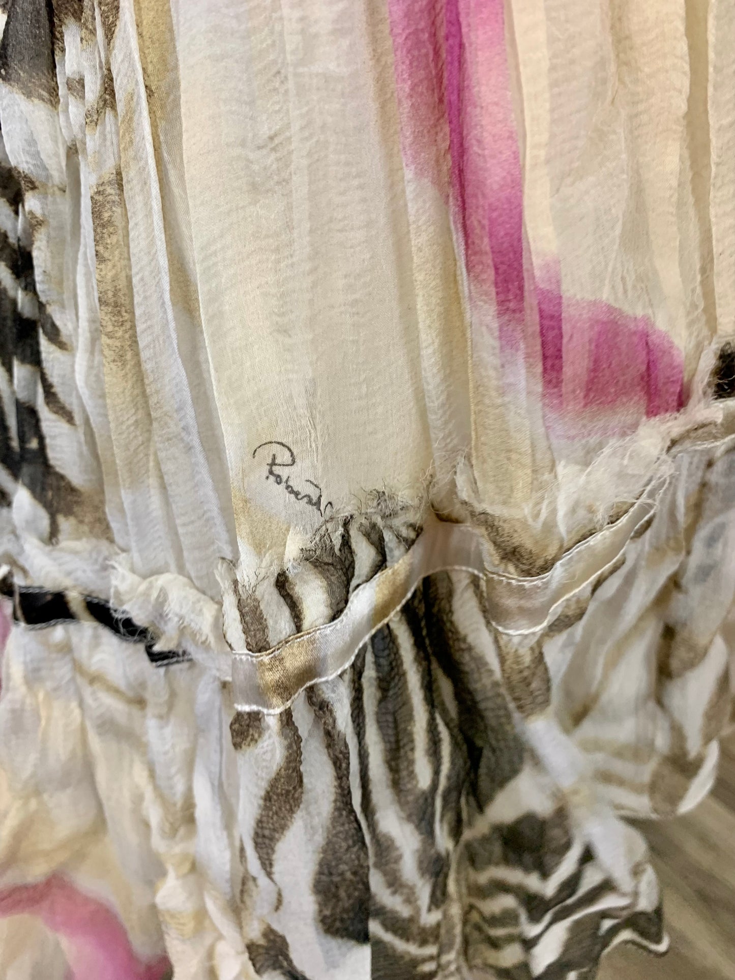 Roberto Cavalli SS 2004 Silk Dress