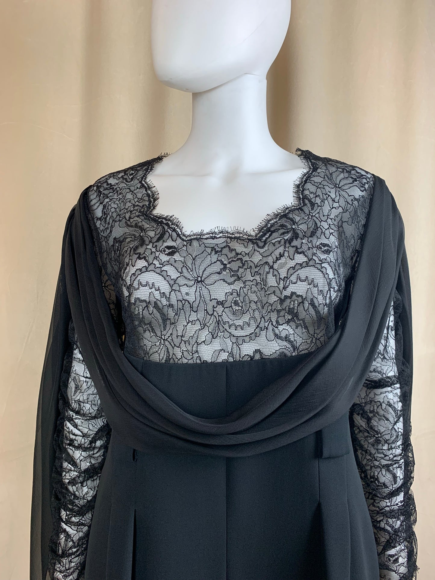 Chanel Vintage Lace Cocktail Dress