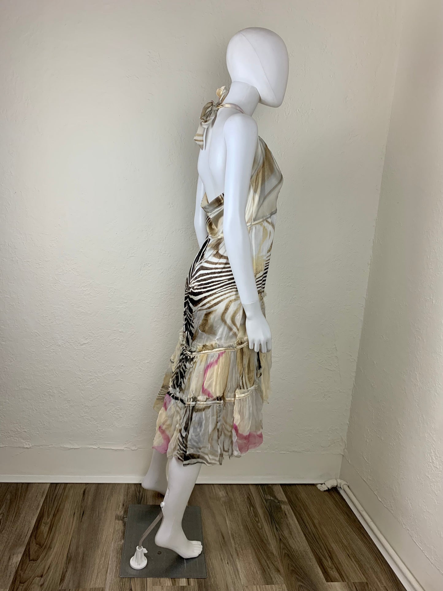 Roberto Cavalli SS 2004 Silk Dress