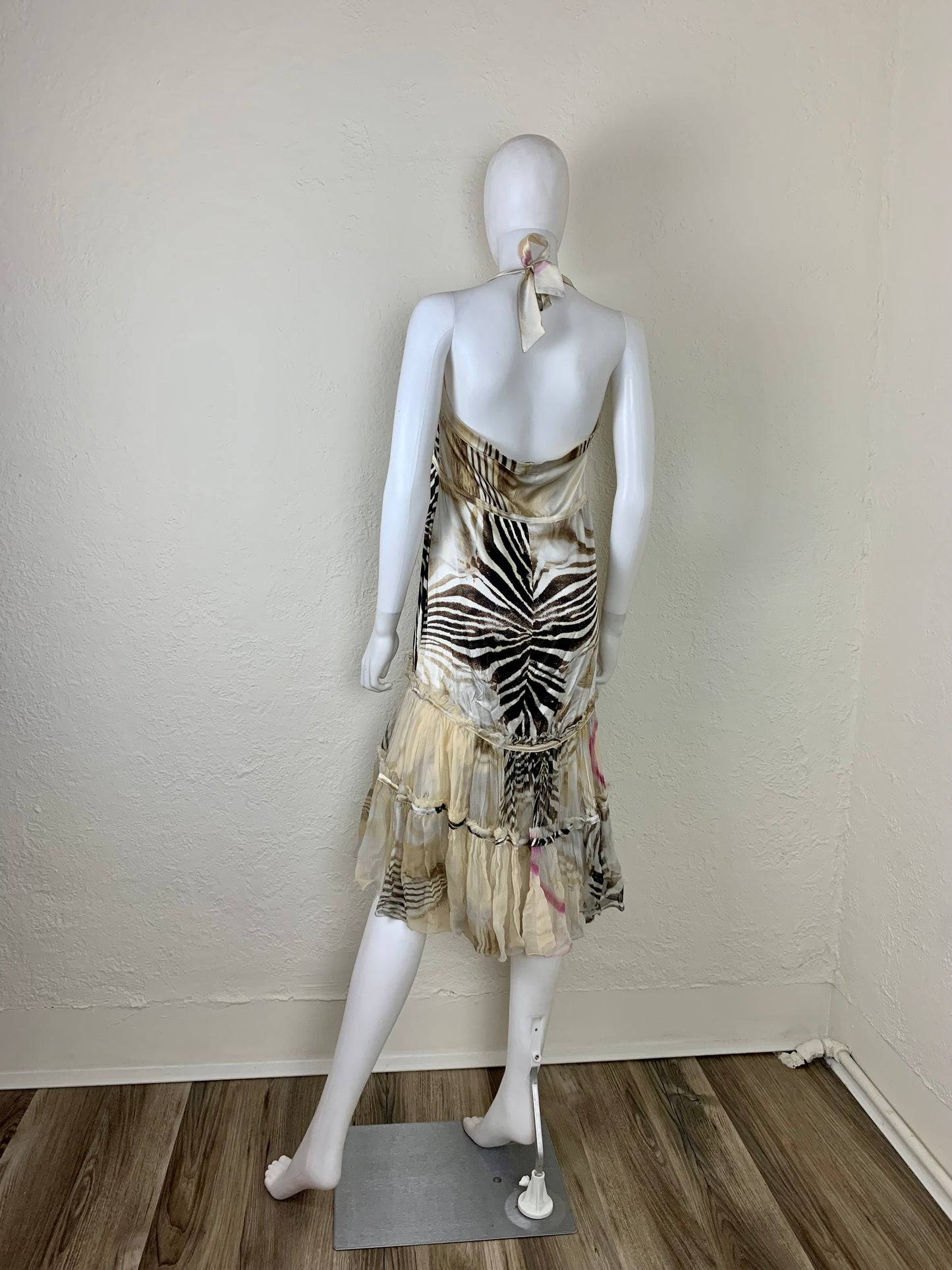 Roberto Cavalli SS 2004 Silk Dress