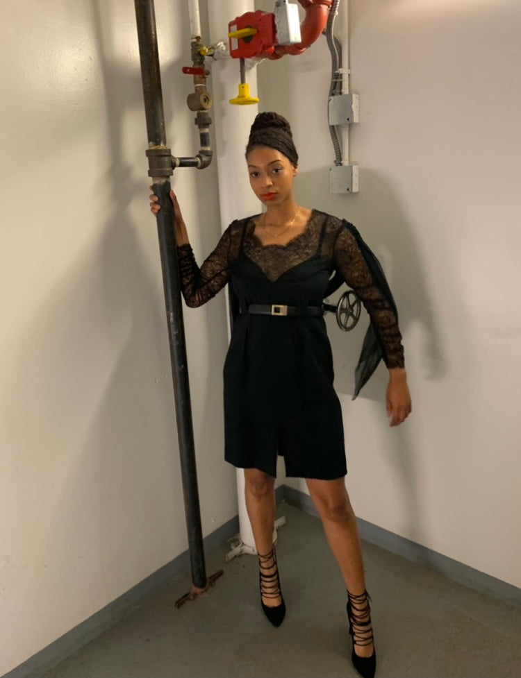 Chanel Vintage Lace Cocktail Dress
