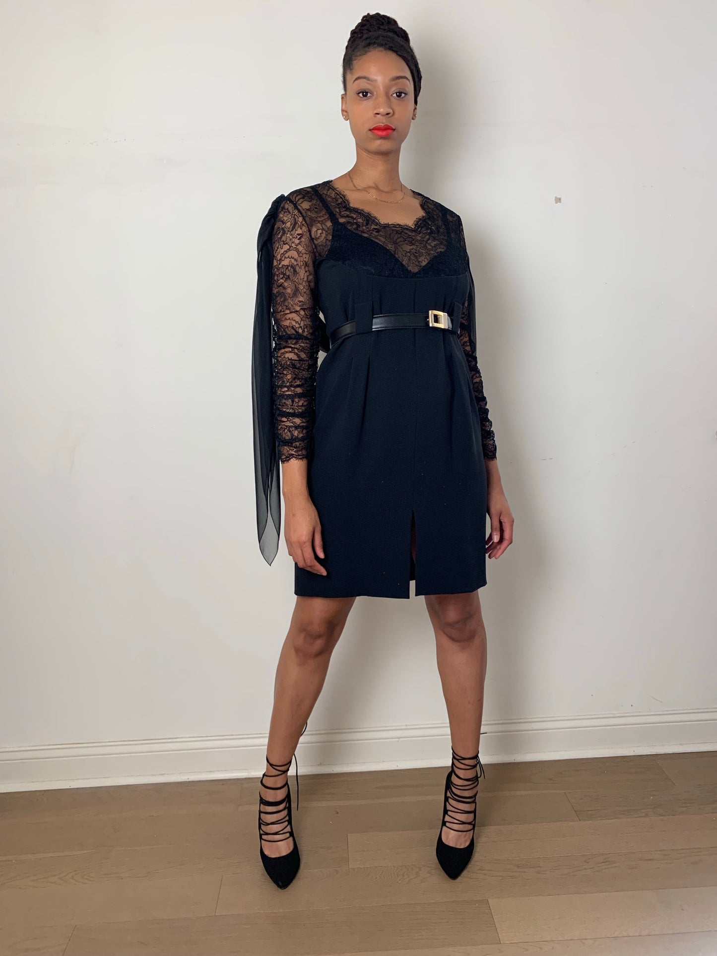 Chanel Vintage Lace Cocktail Dress