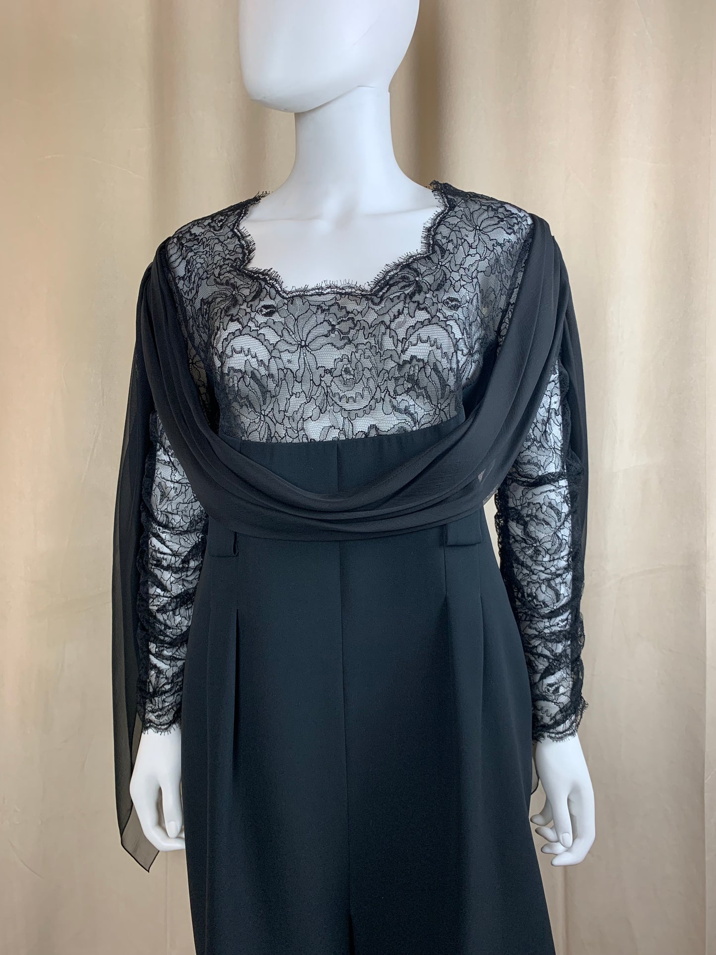 Chanel Vintage Lace Cocktail Dress