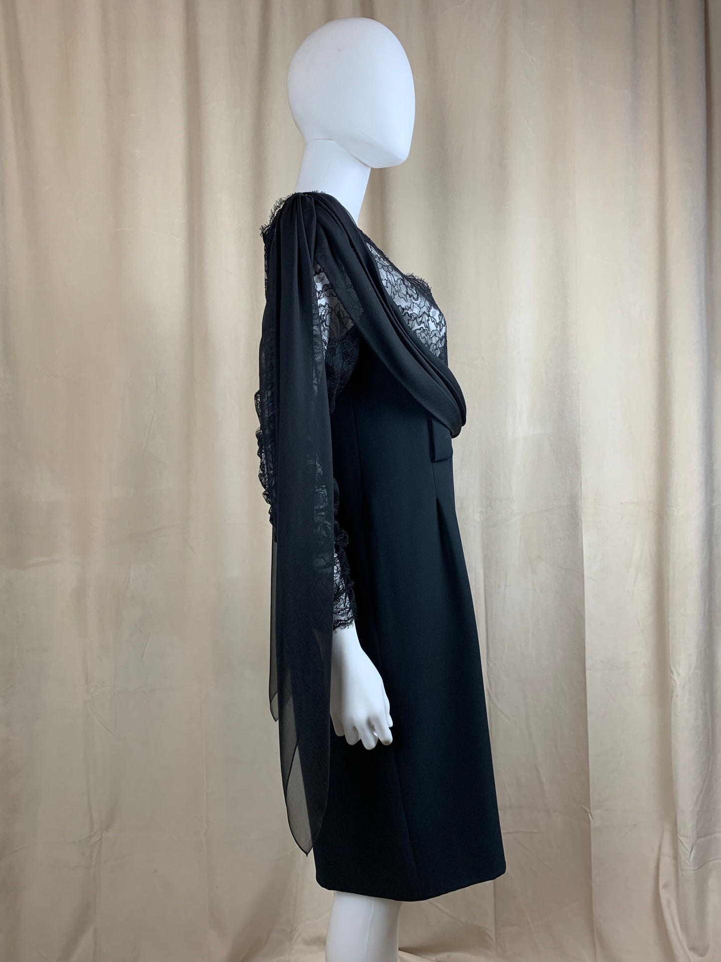 Chanel Vintage Lace Cocktail Dress