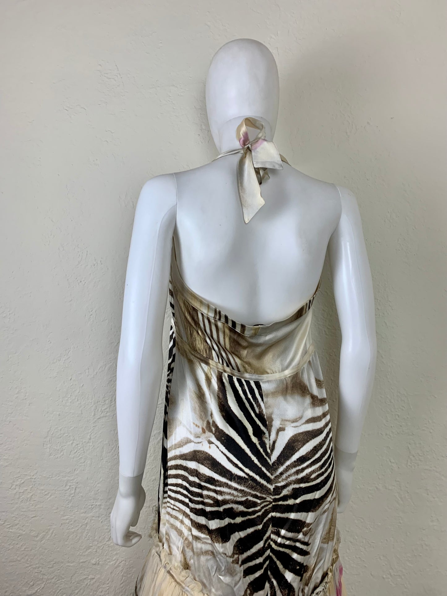 Roberto Cavalli SS 2004 Silk Dress