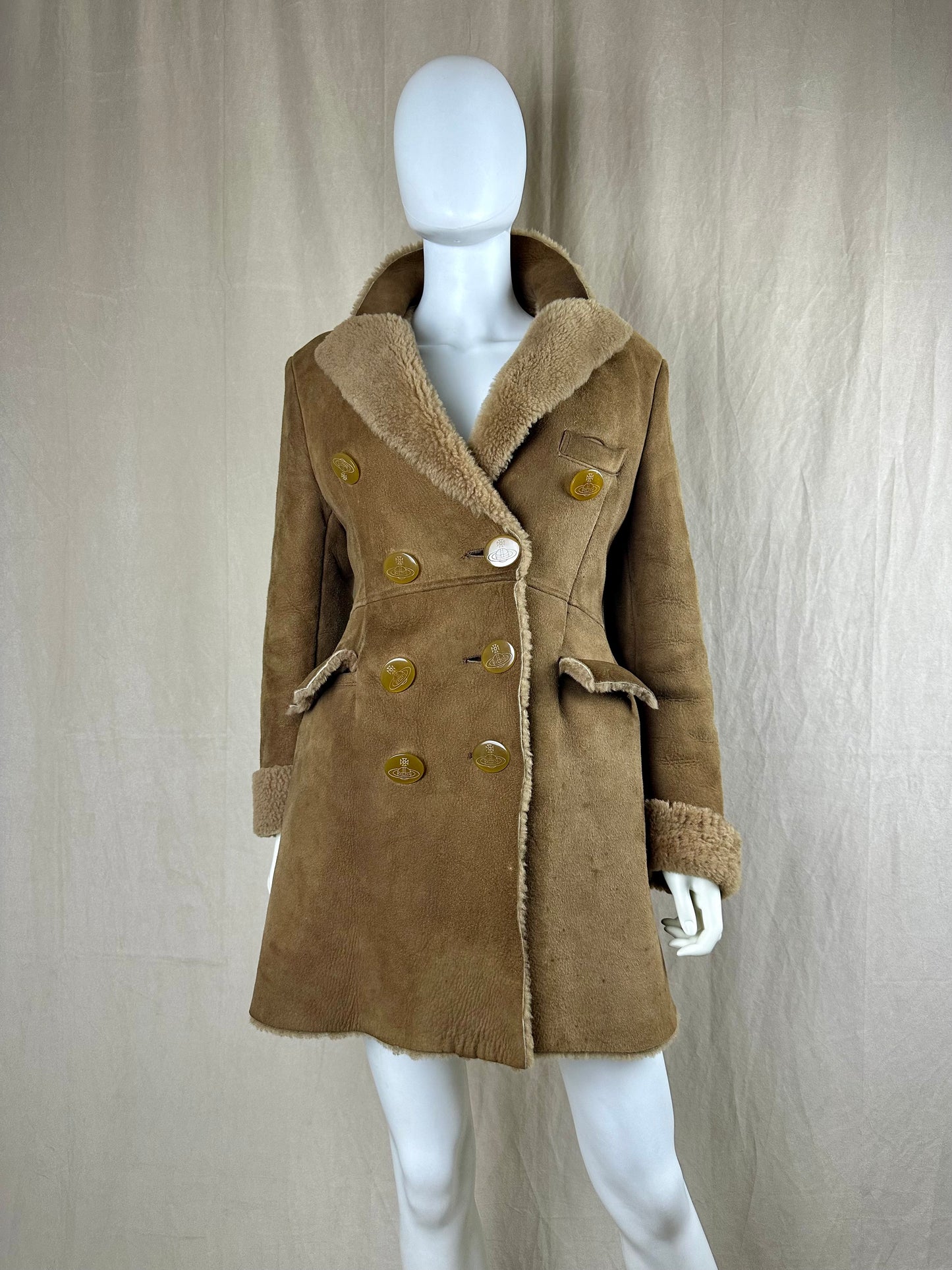 Vivienne Westwood FW 1994 Shearling Coat