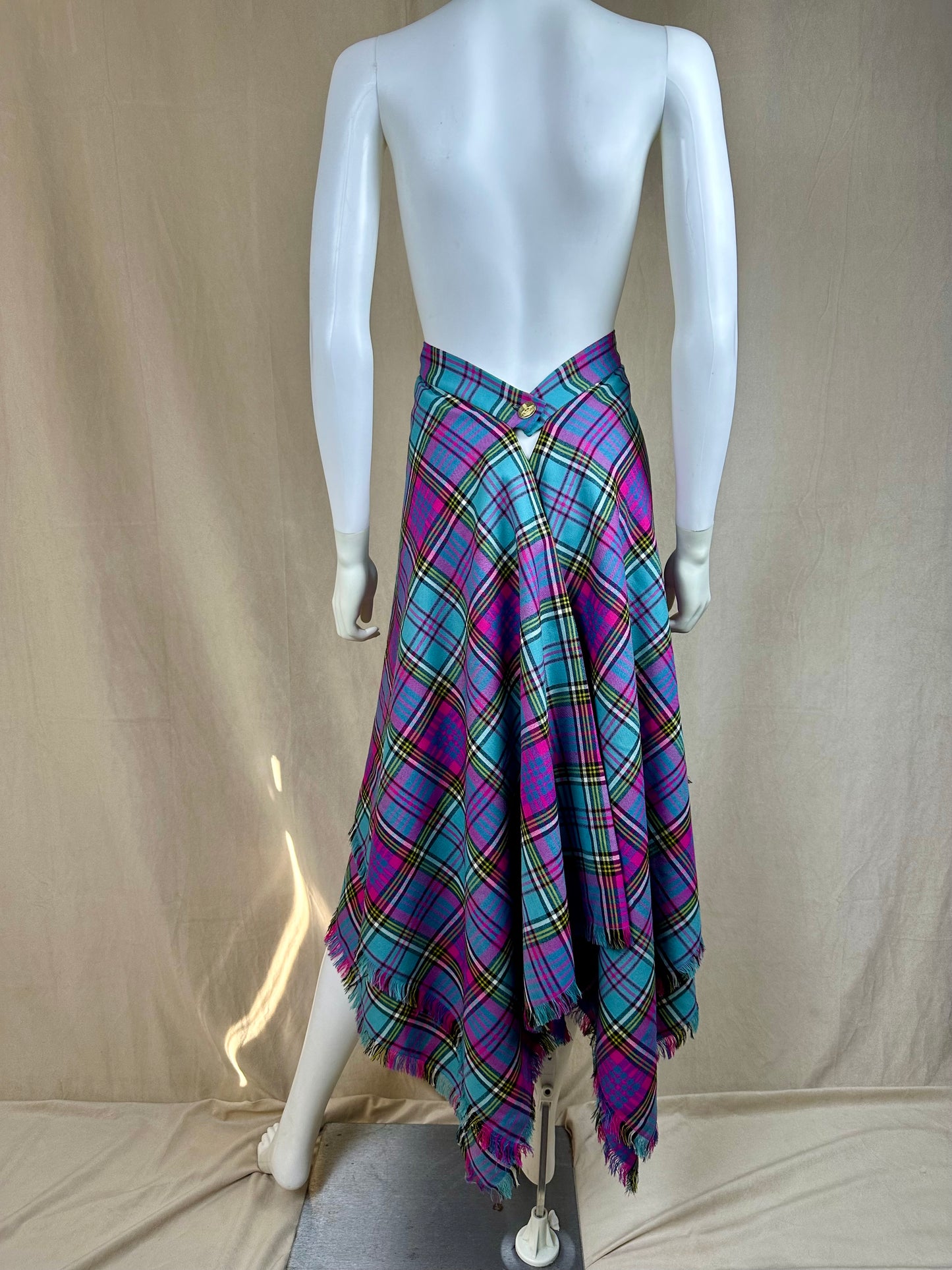 Vivienne Westwood Tartan Wrap Skirt