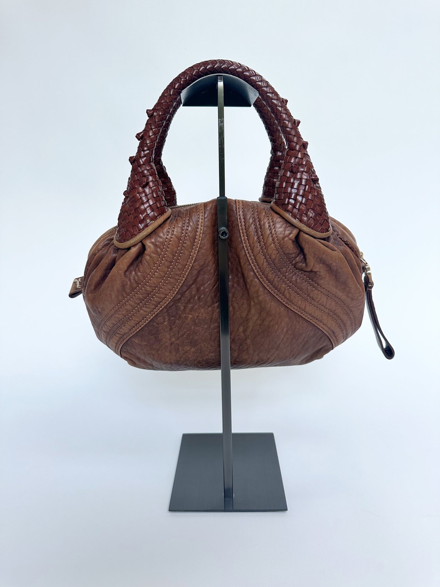 Fendi SS 2005 Brown Leather Spy Bag