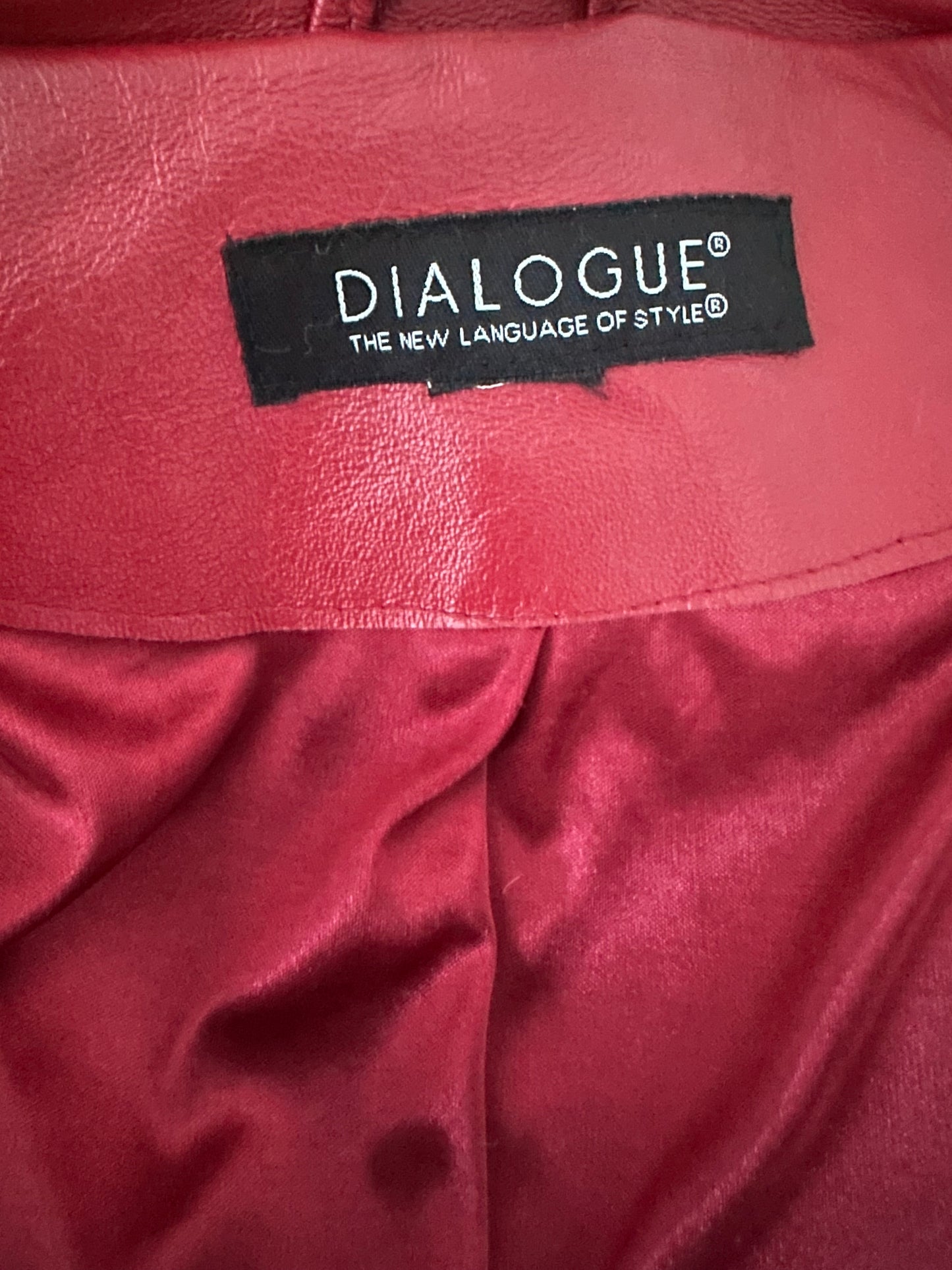 Dialogue Vintage Leather Jacket