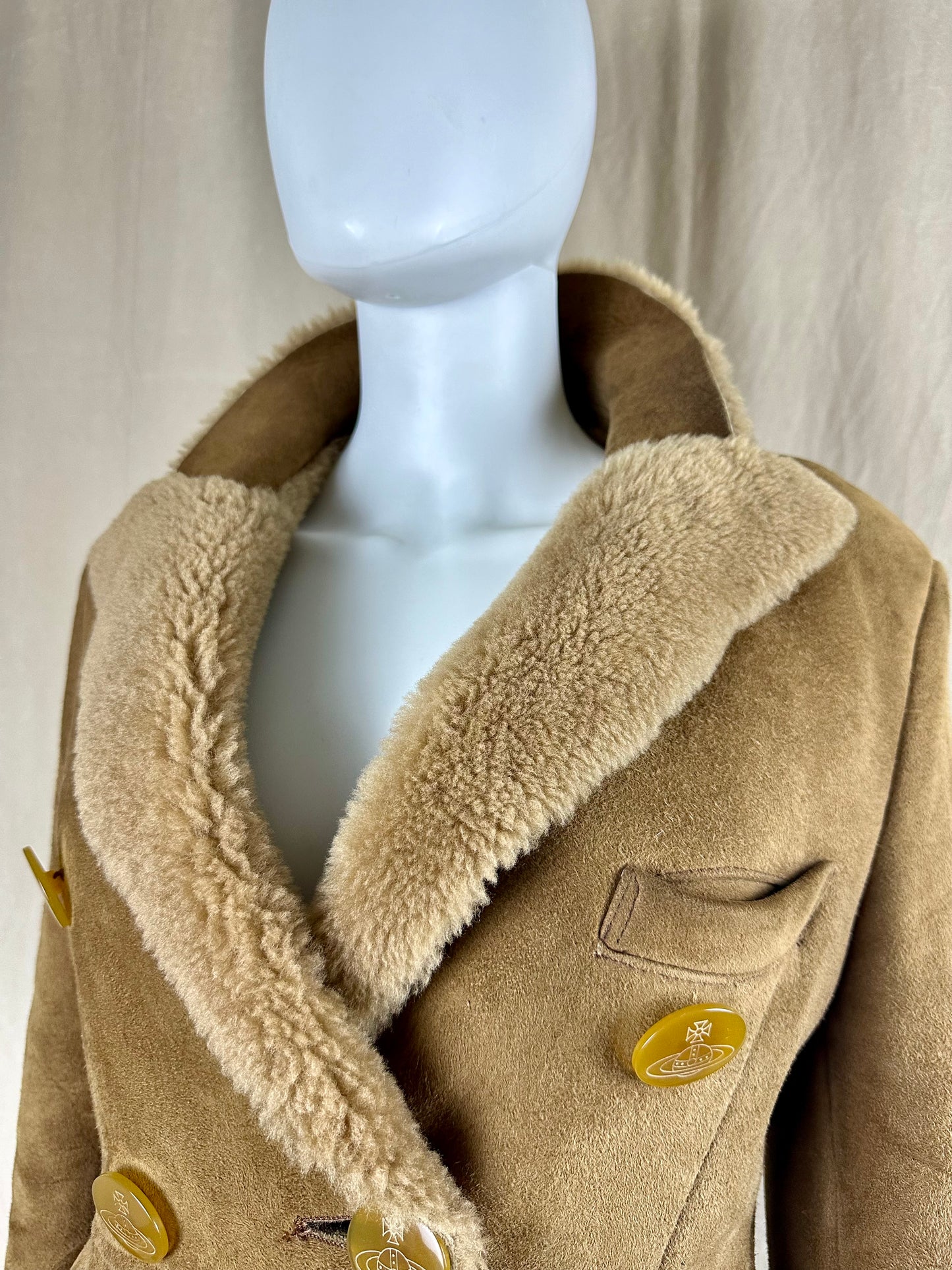 Vivienne Westwood FW 1994 Shearling Coat