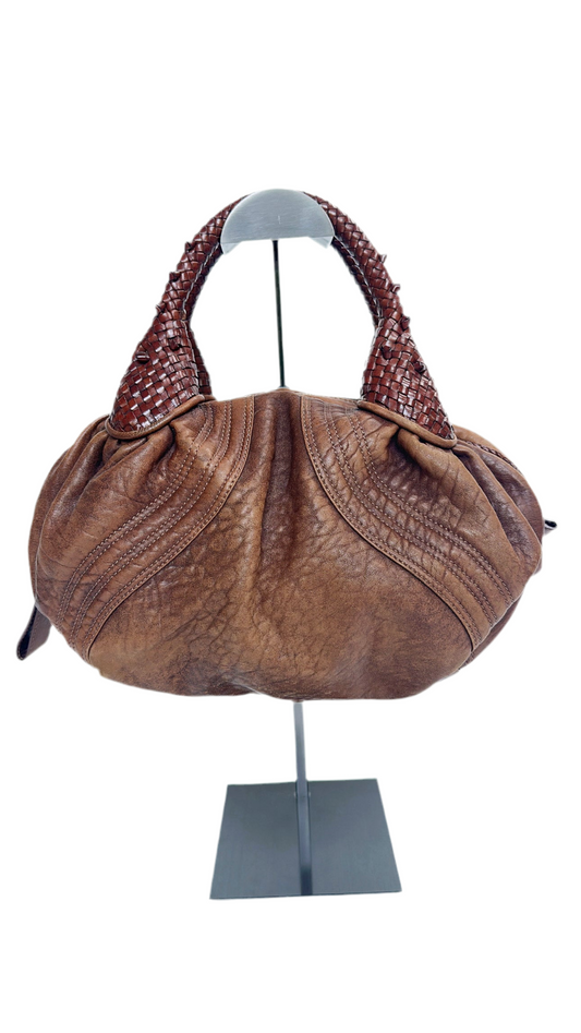 Fendi SS 2005 Brown Leather Spy Bag