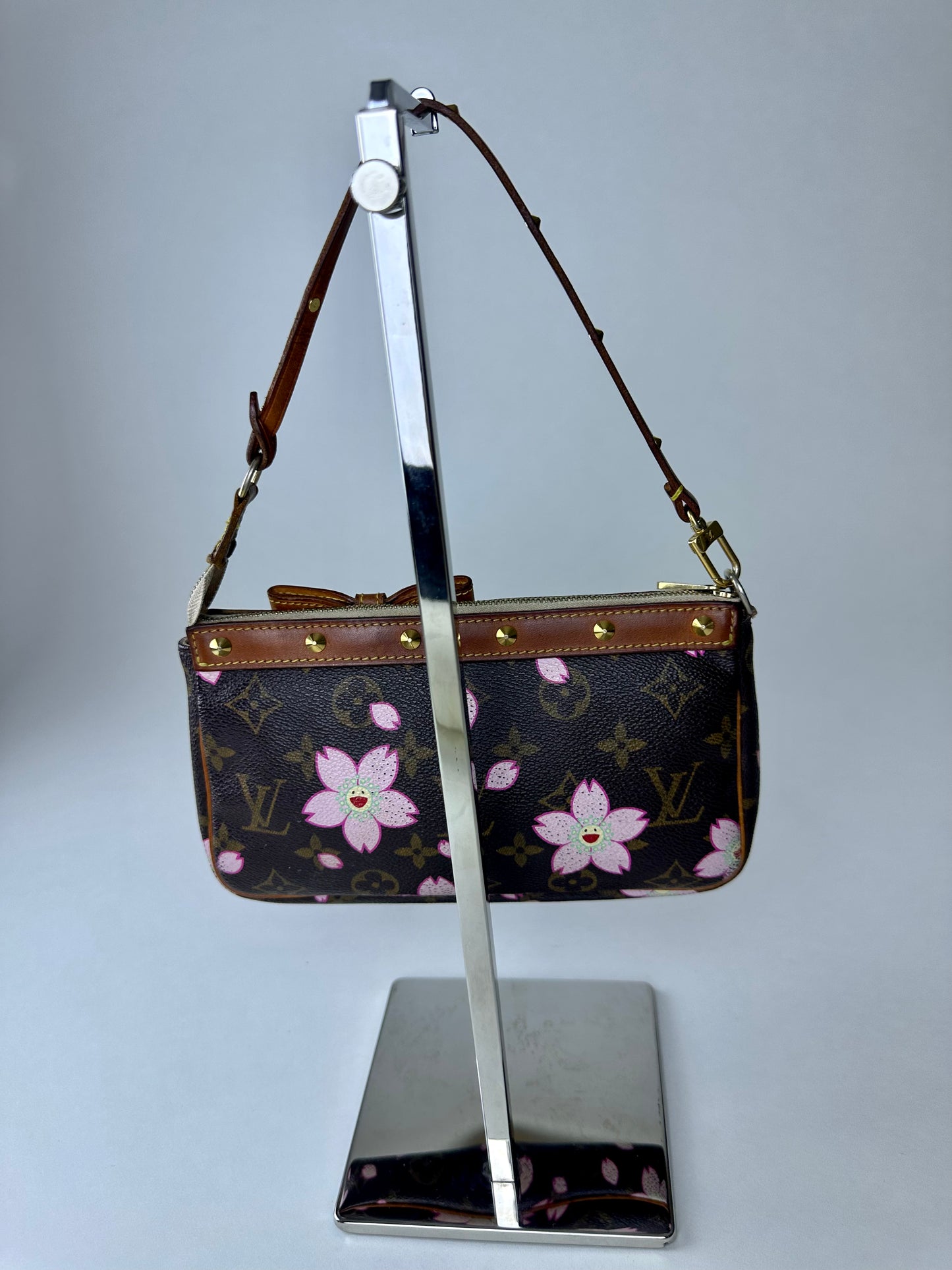 Louis Vuitton x Takashi Marakami SS 2003 Cherry Blossom Pochette Purse