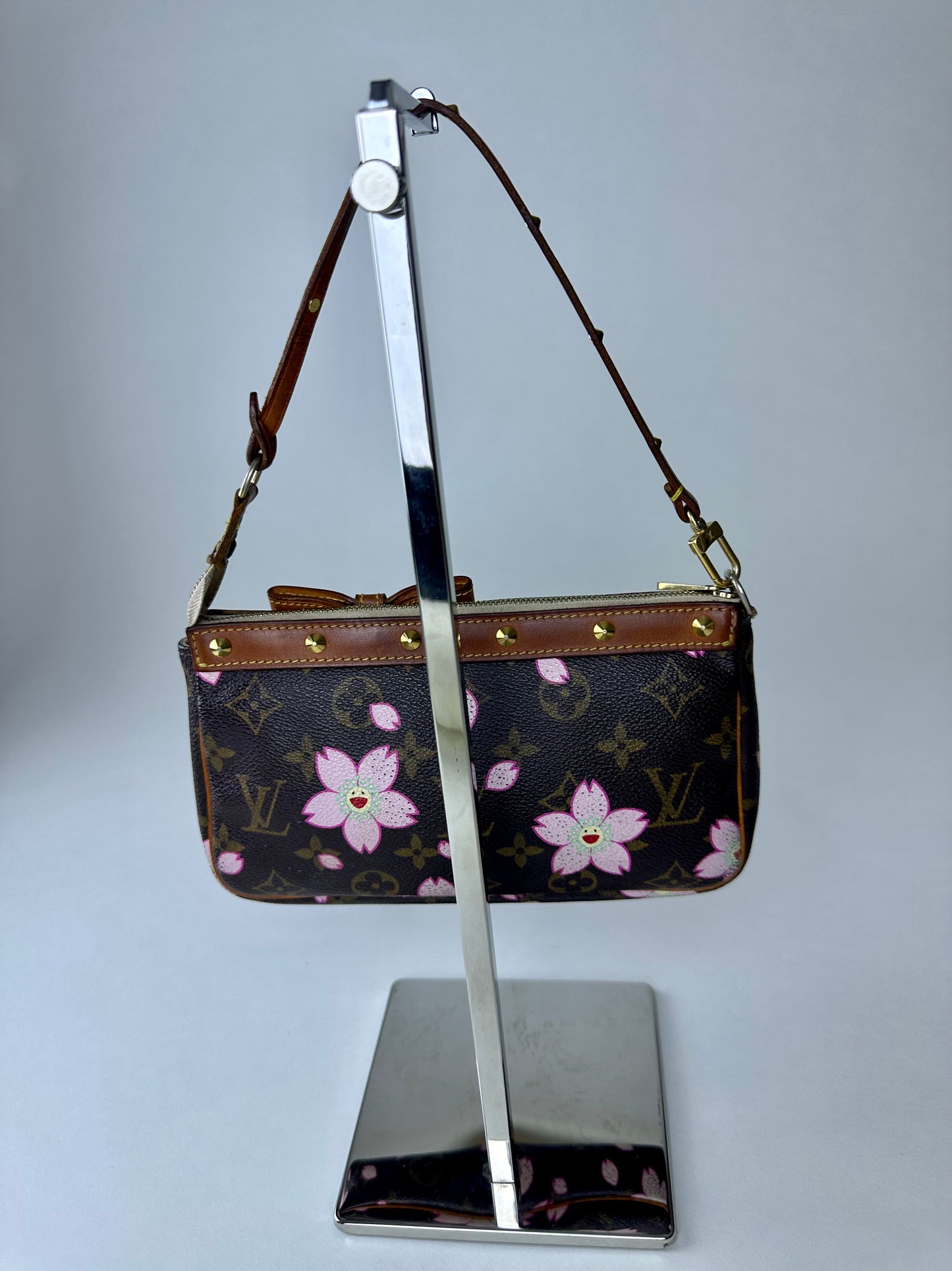 Louis Vuitton x Takashi Marakami Cherry Blossom Pochette Purse