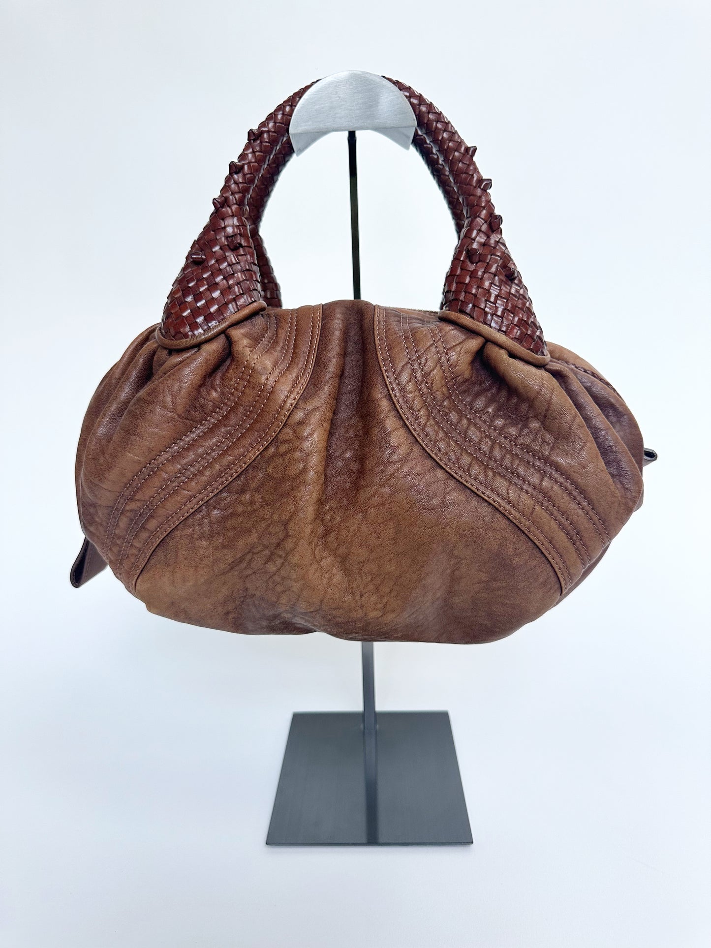 Fendi SS 2005 Brown Leather Spy Bag