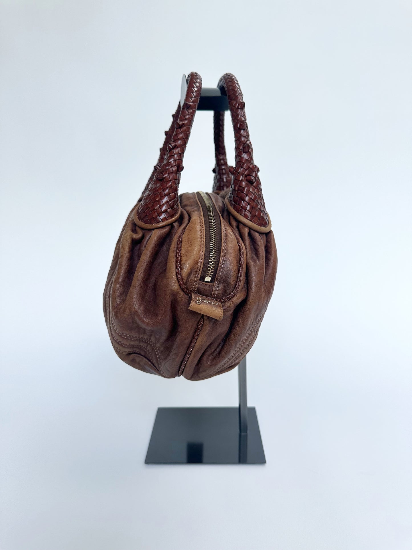 Fendi SS 2005 Brown Leather Spy Bag