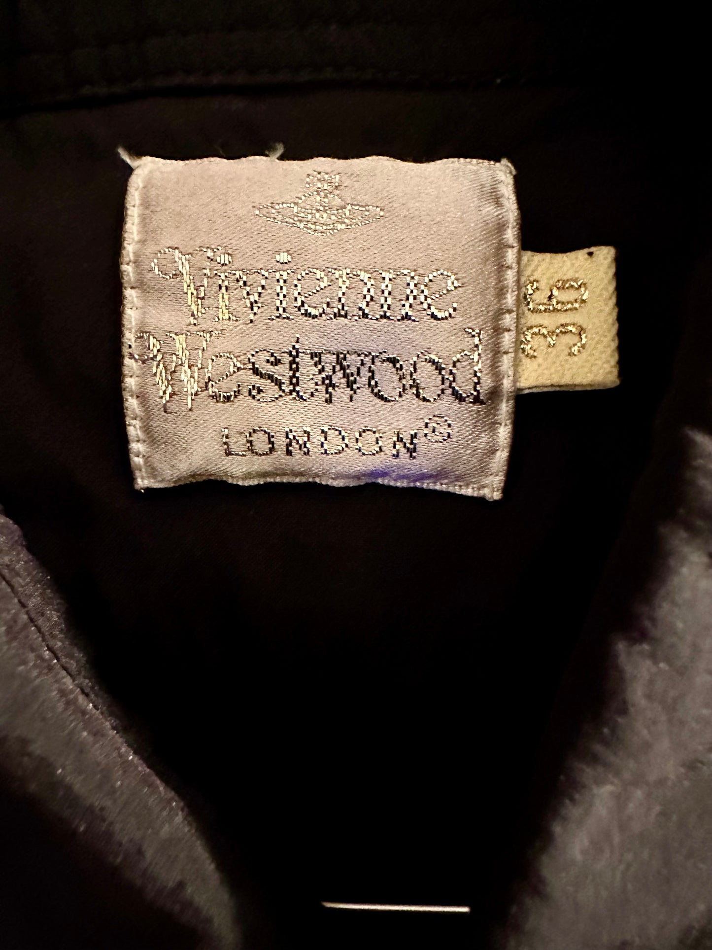 Vivienne Westwood SS 1992 Black Button Up