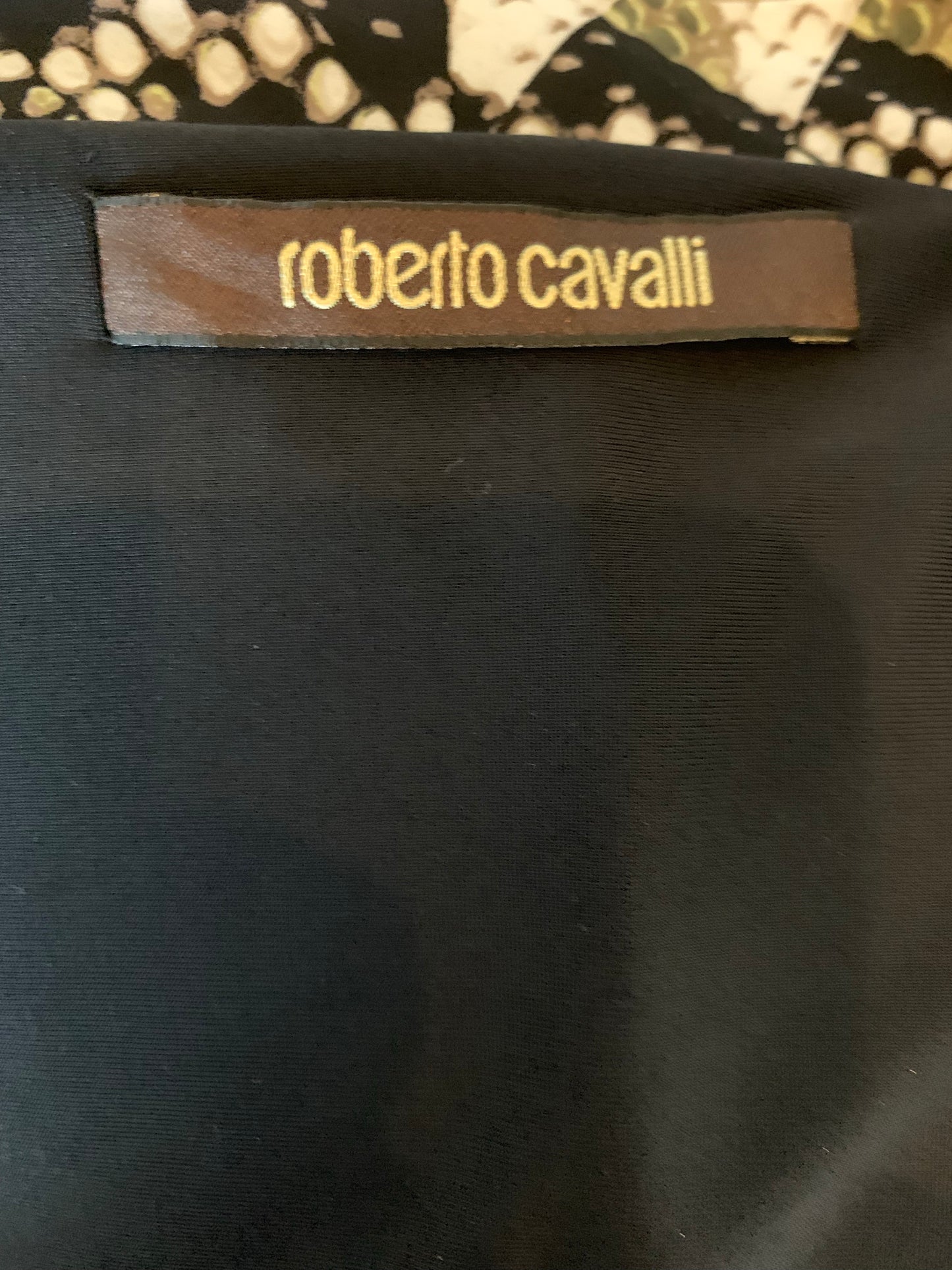 Roberto Cavalli Vintage Printed Midi Dress