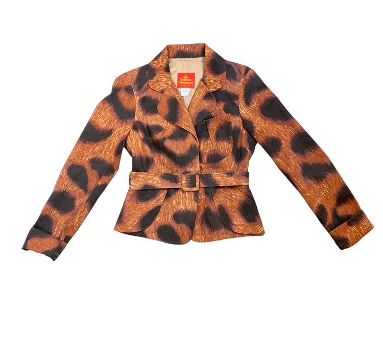 Vivienne Westwood SS 1994 Café Society Leopard Jacket