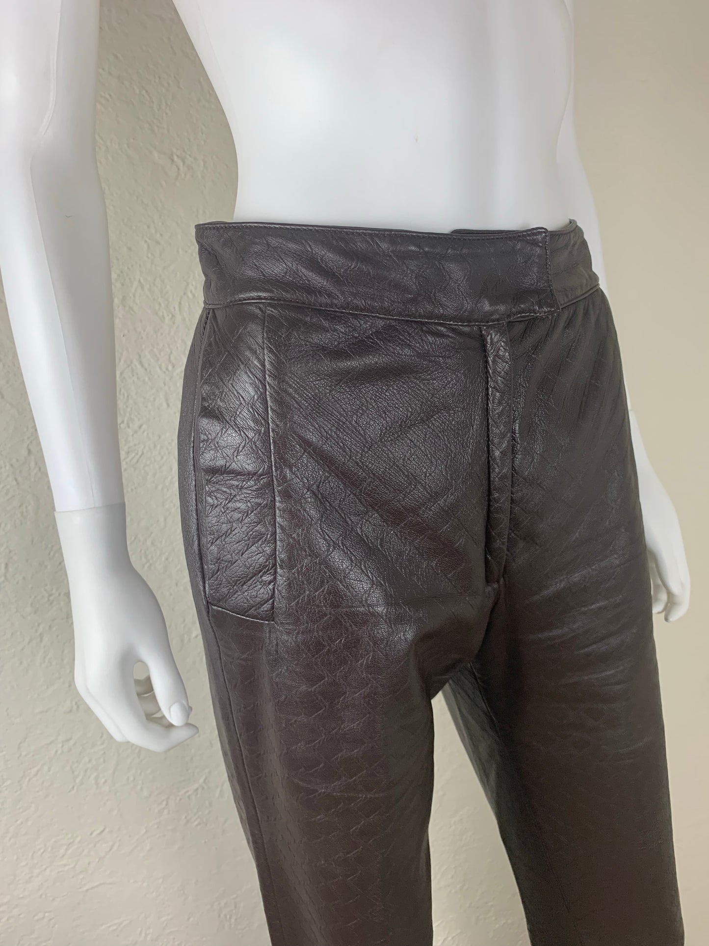 Missoni Vintage Leather Pants