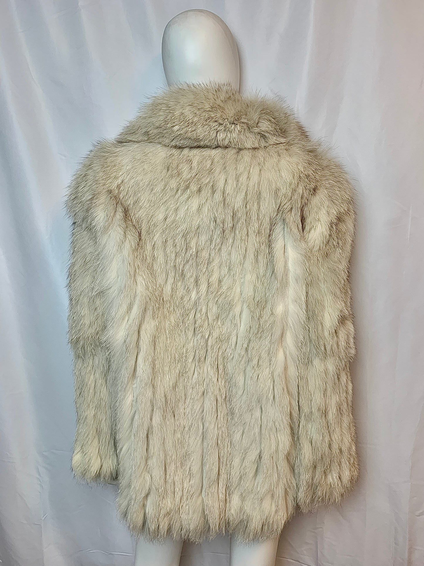 1969 White Fox Fur Coat