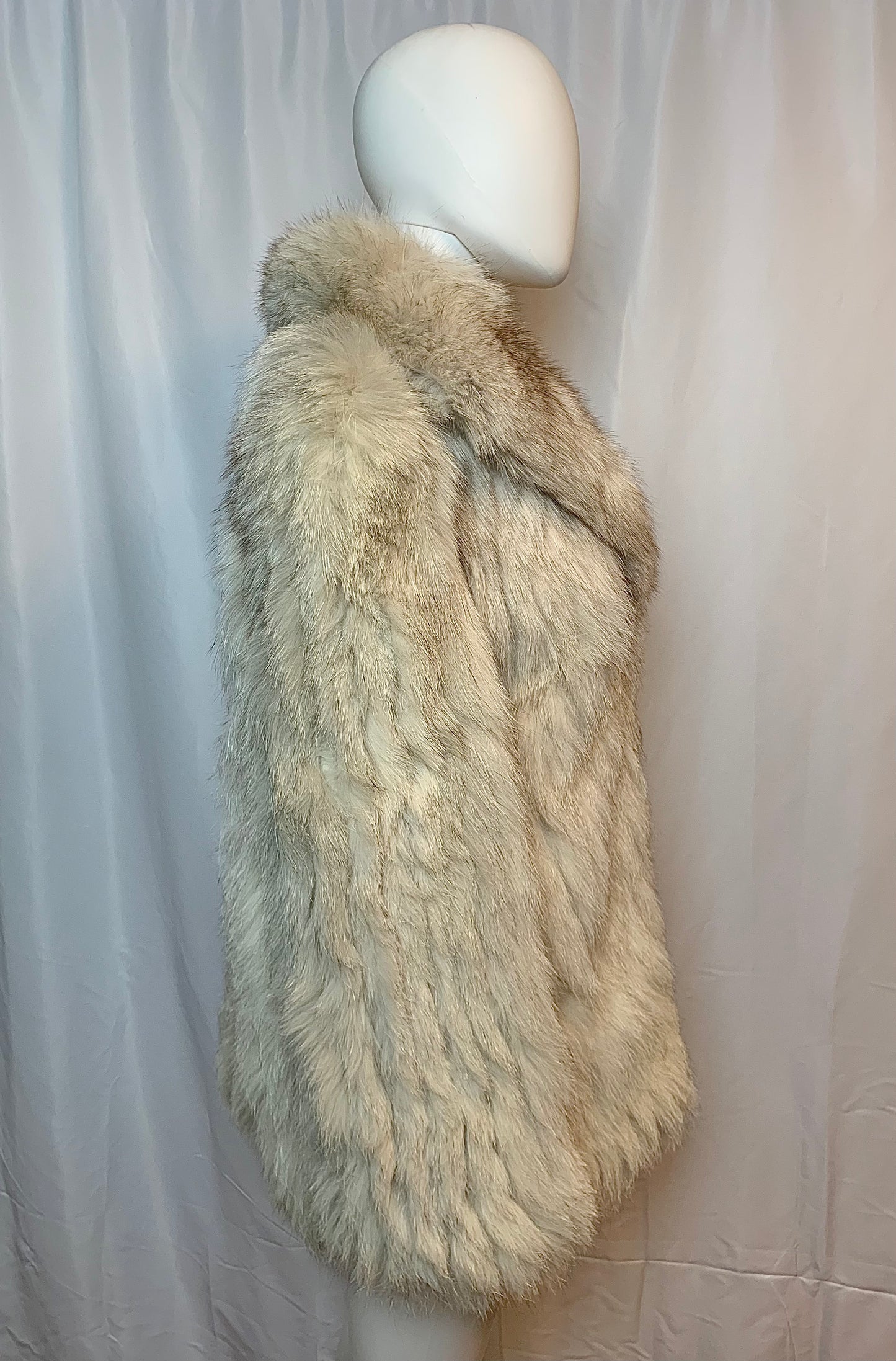 1969 White Fox Fur Coat