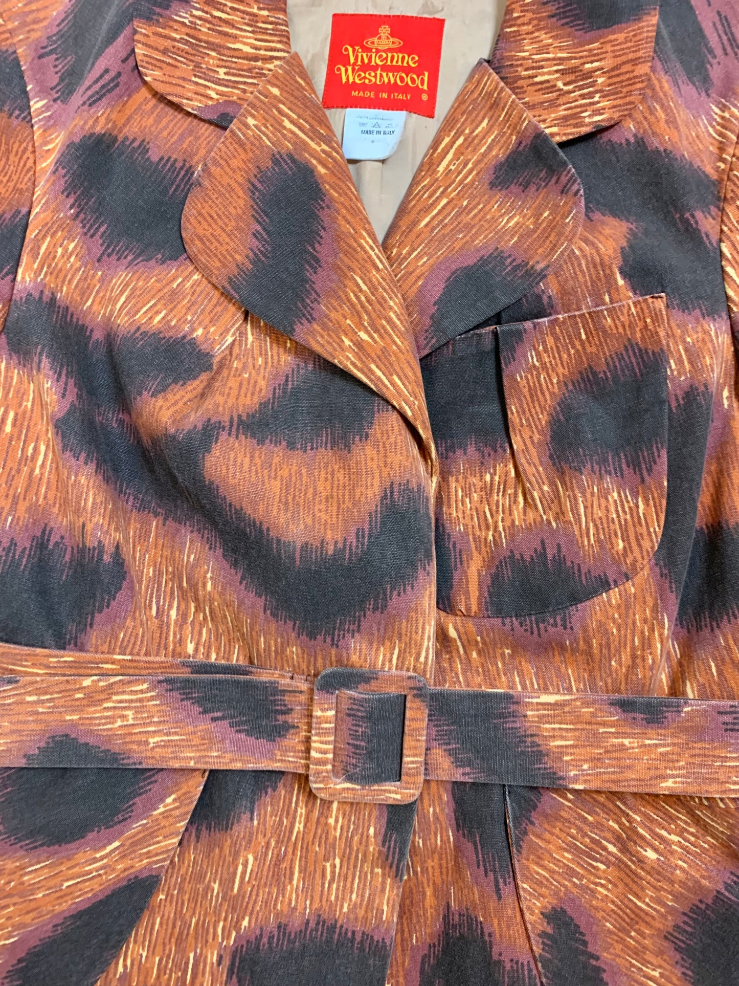 Vivienne Westwood SS 1994 Café Society Leopard Jacket