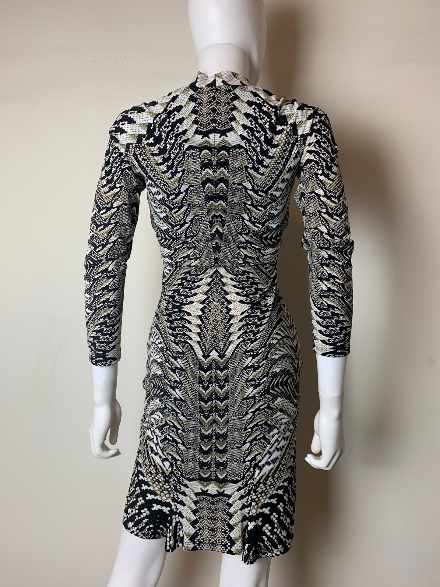 Roberto Cavalli Vintage Printed Midi Dress