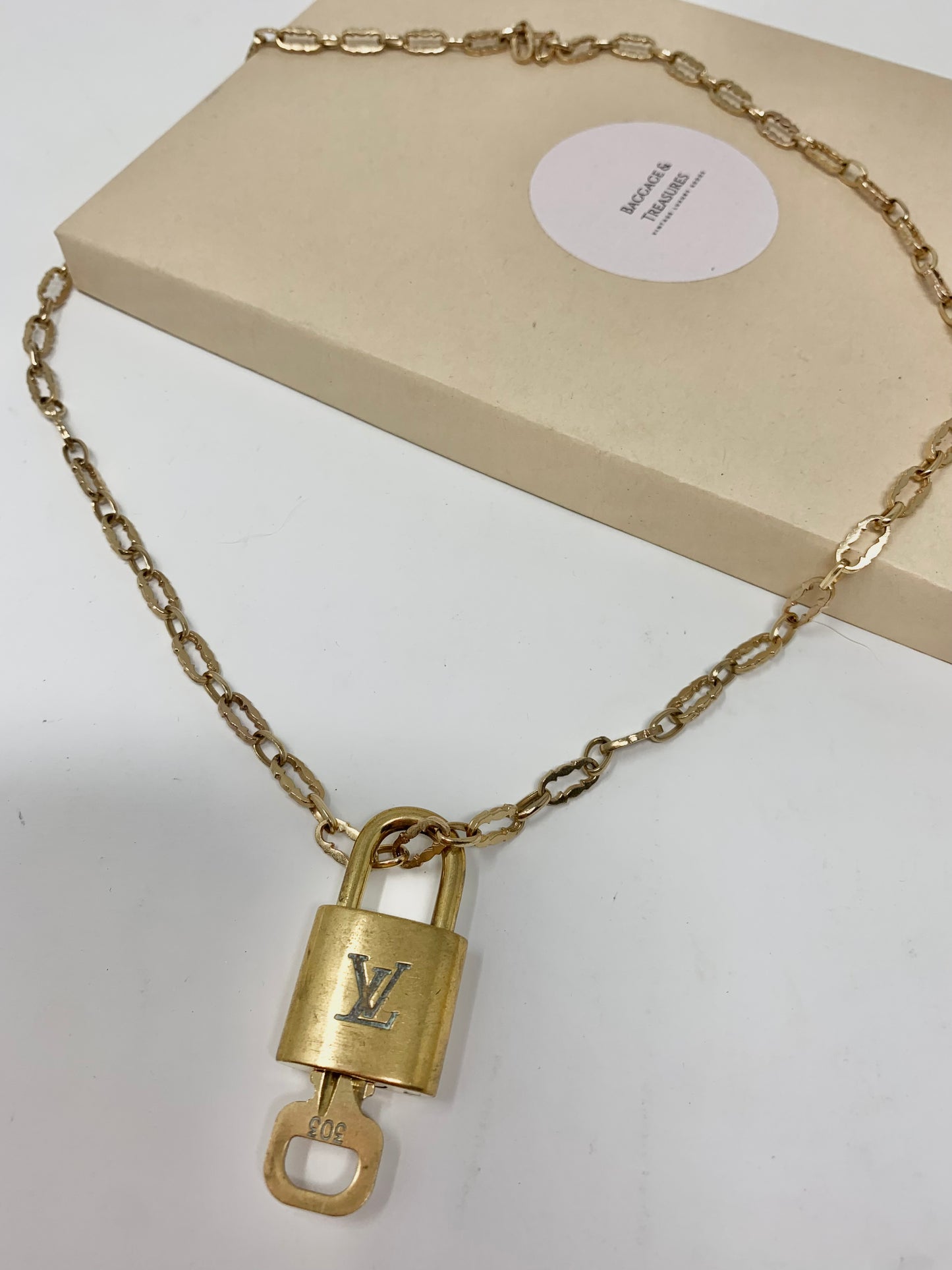Louis Vuitton Vintage Locket & Key