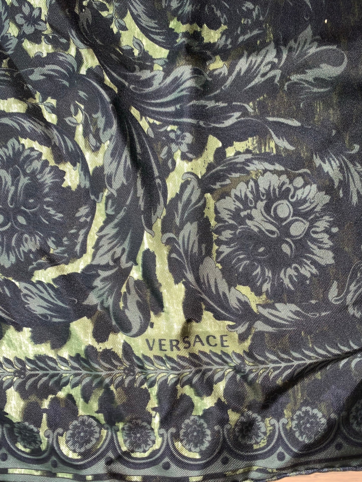 Versace FW 2005 Cheetah Silk Scarf