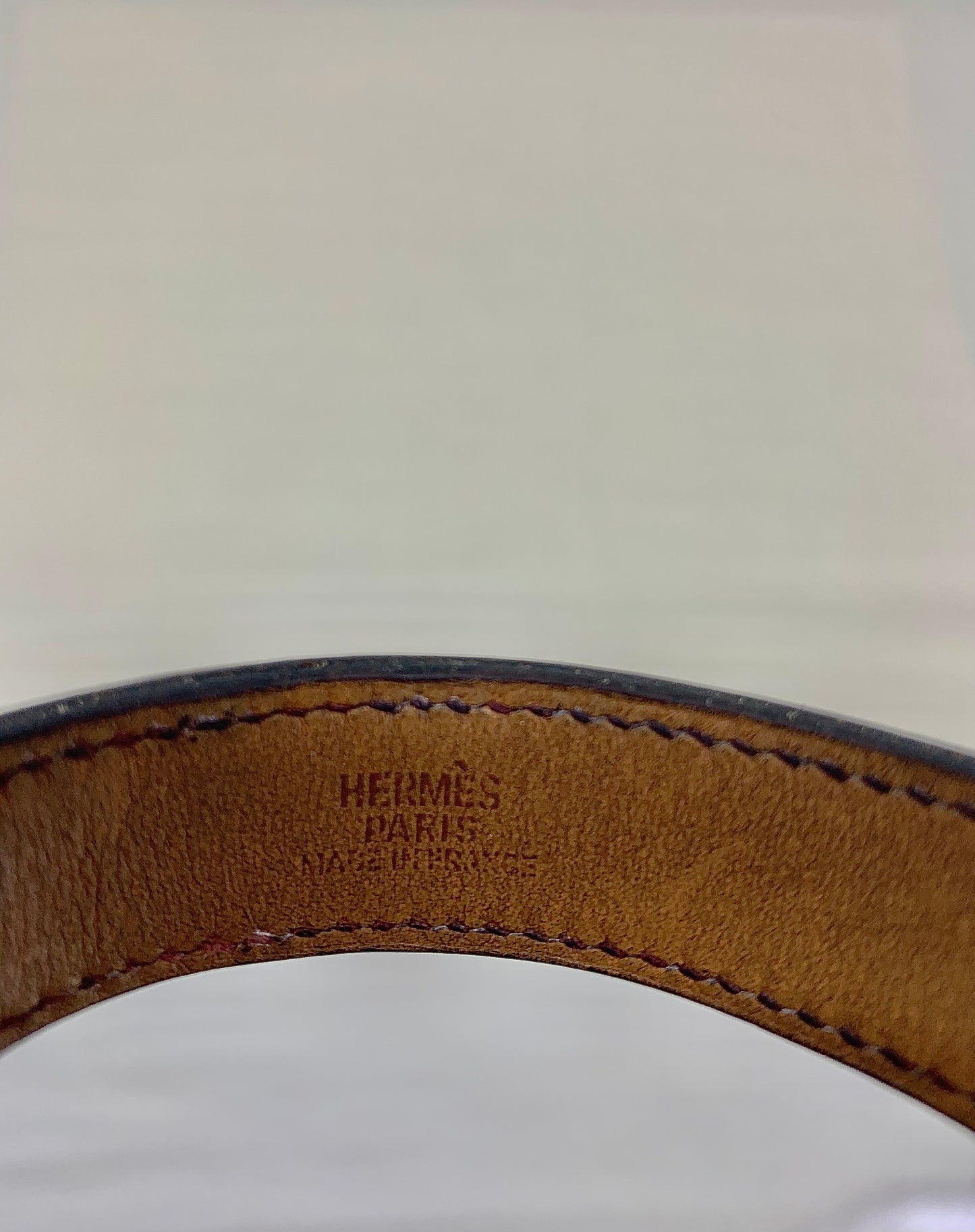 Hermès Pre-loved Leather Bracelet