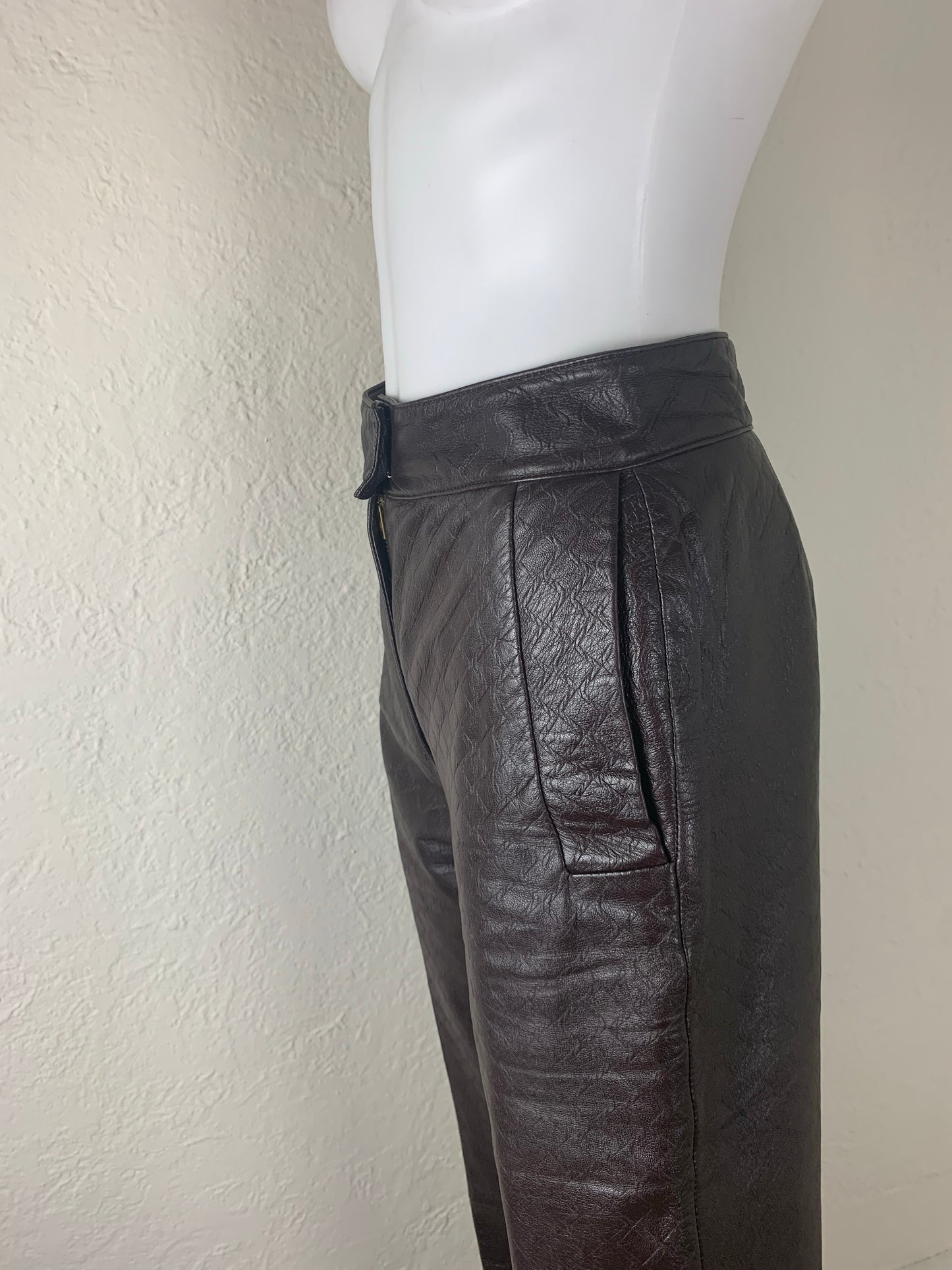 Missoni Vintage Leather Pants