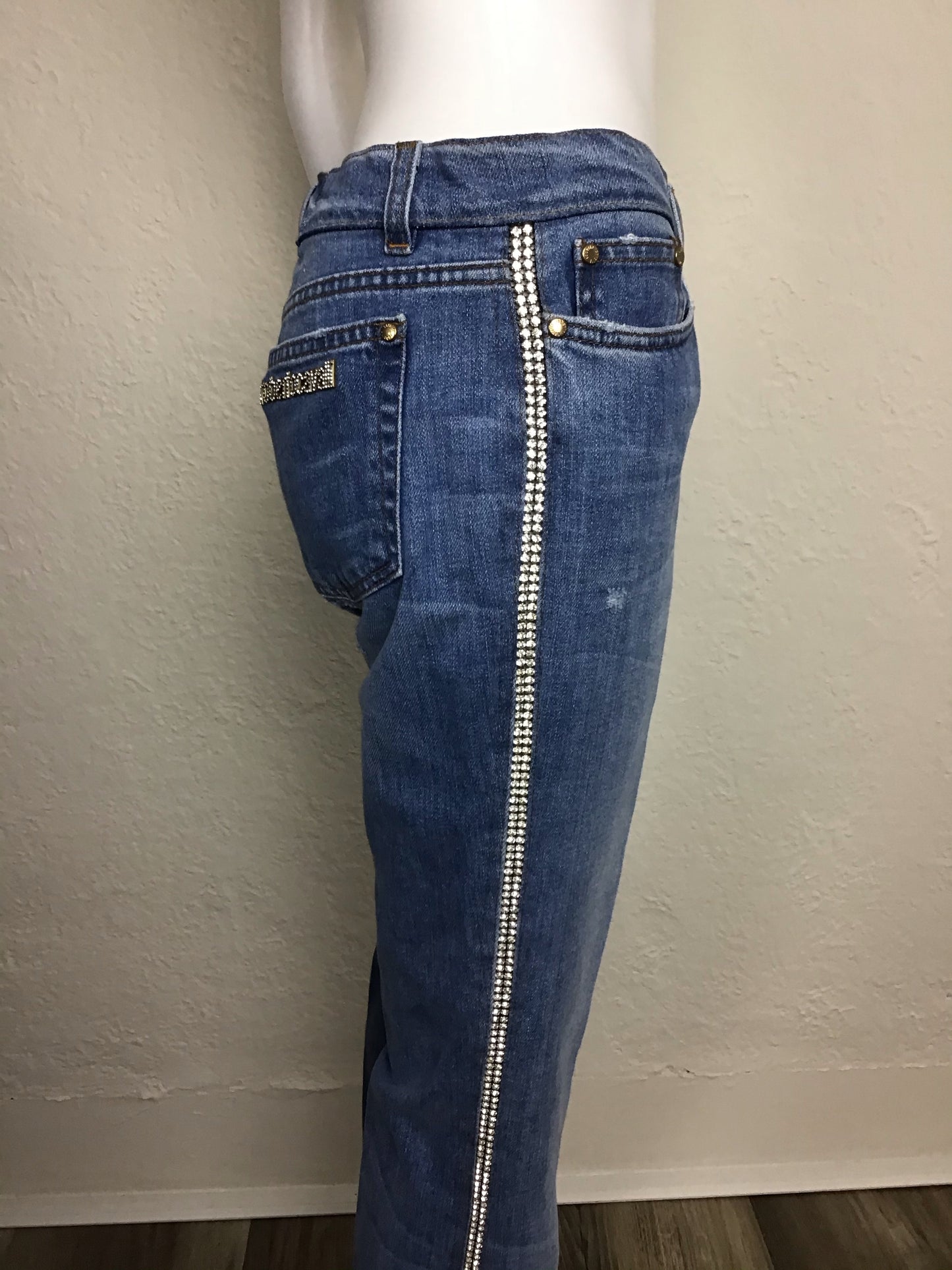 Roberto Cavalli Vintage Rime-stone Jeans
