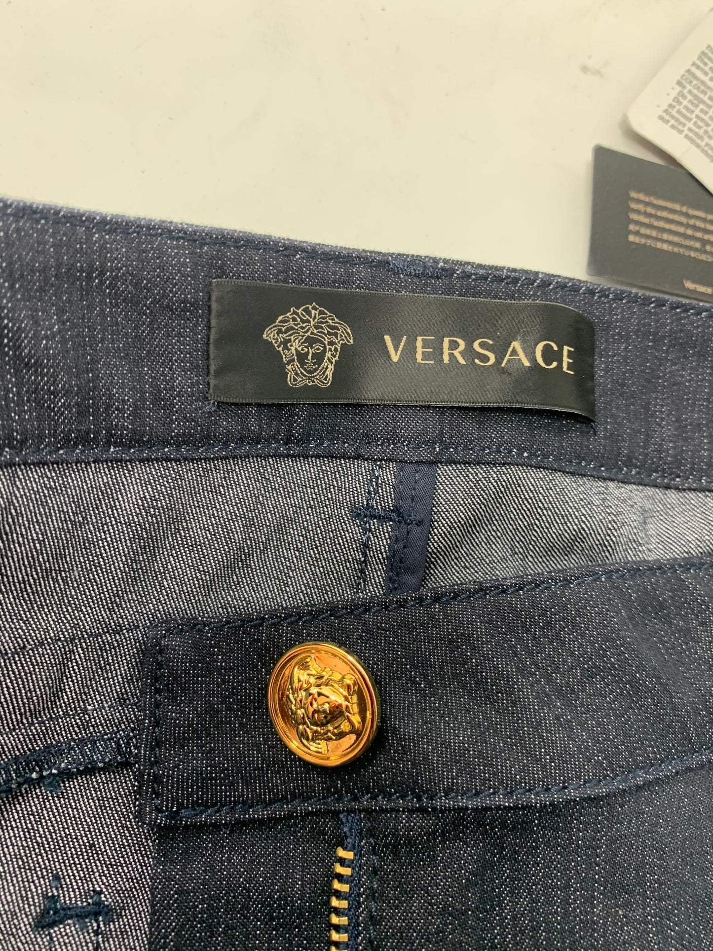 Versace NWT Embellished Jeans